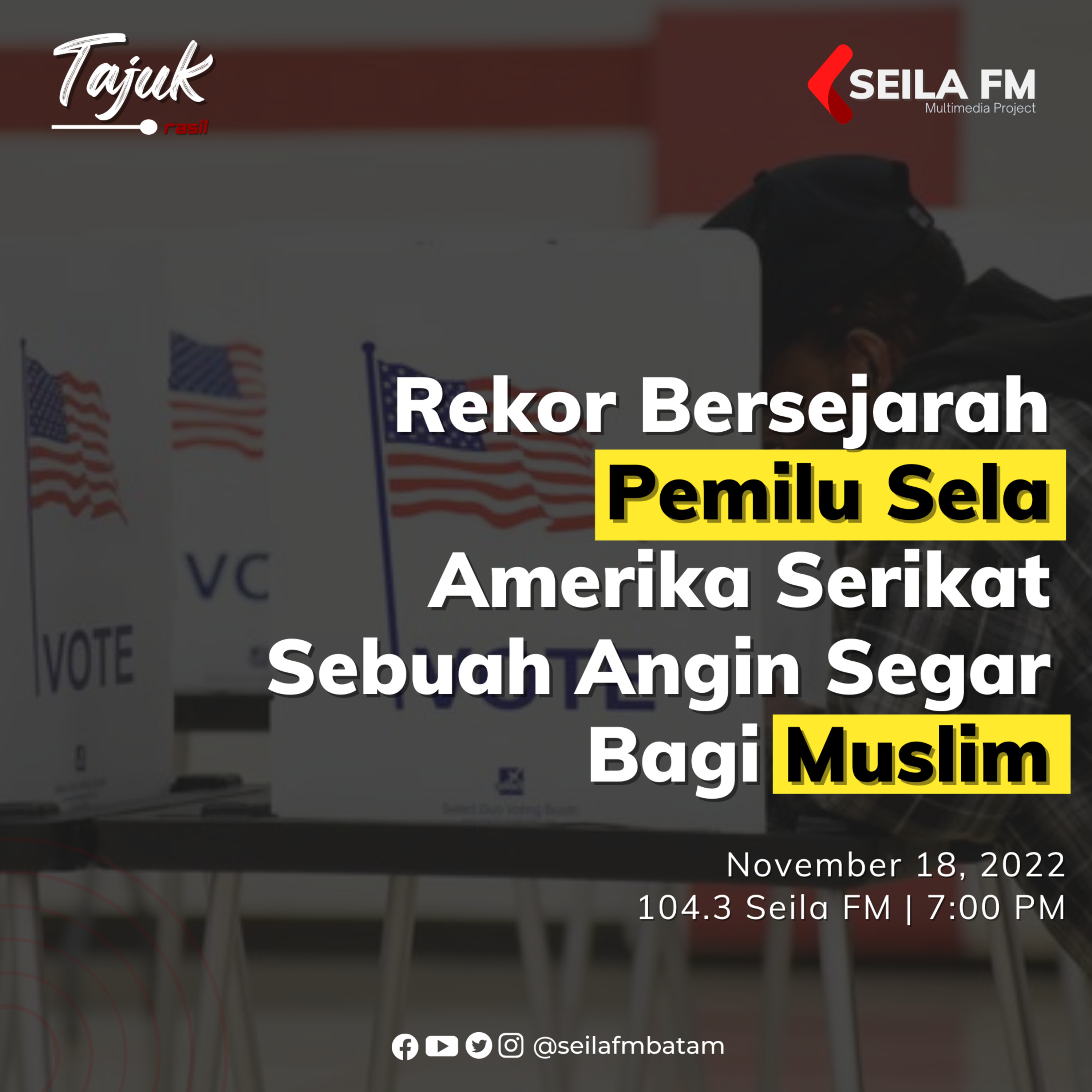 Rekor Bersejarah Pemilu Sela Amerika Serikat, Sebuah Angin Segar Bagi Muslim