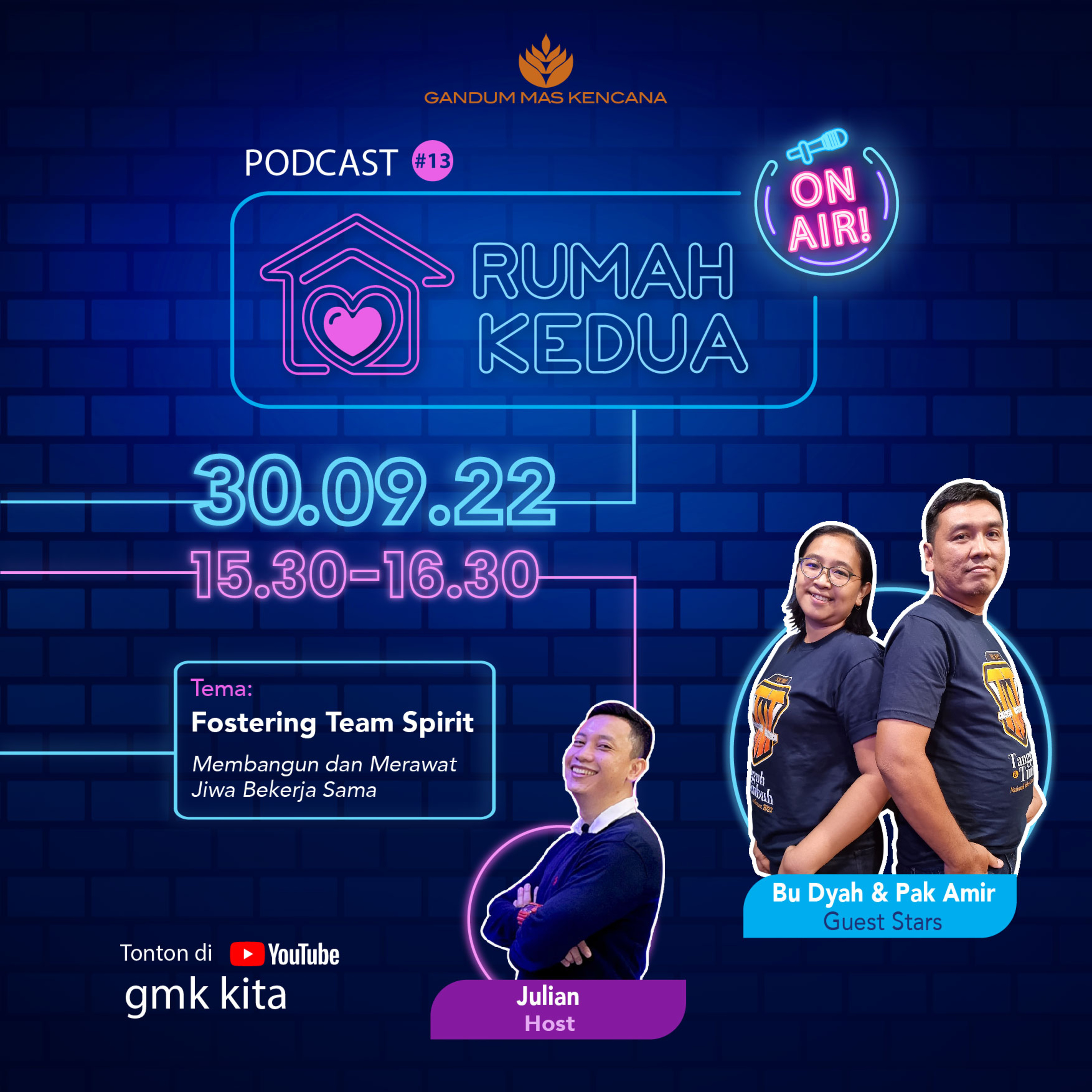 GMK PODCAST RUMAH KEDUA Epsode #13: Membangun dan Merawat Jiwa Bekerja Sama