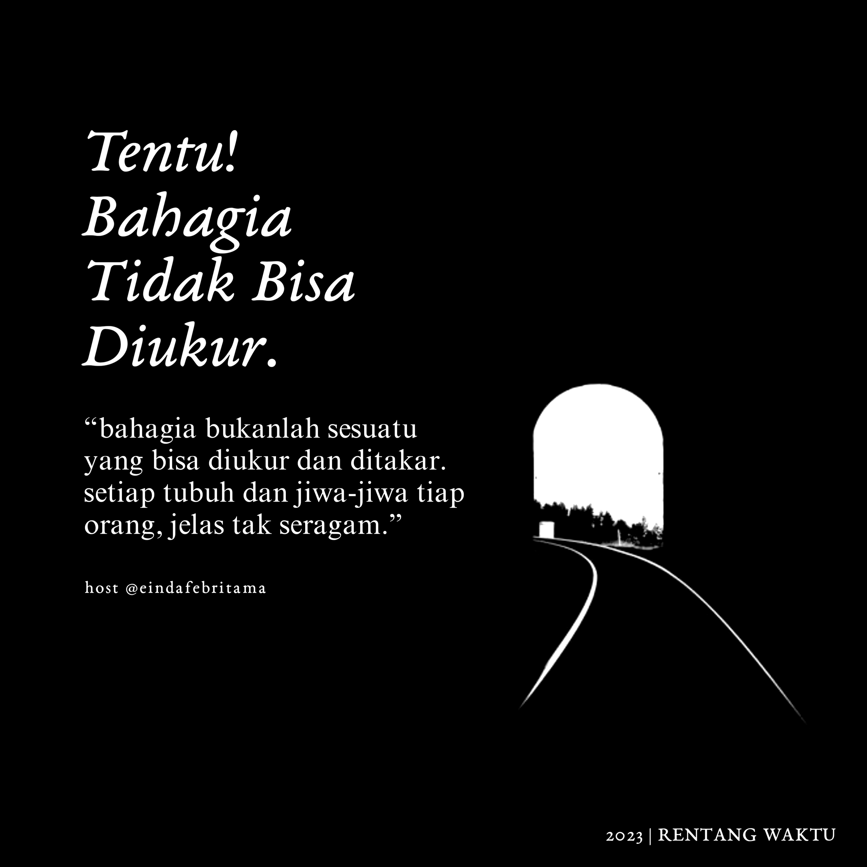 Eps. 043 : Tentu! bahagia tidak bisa diukur.