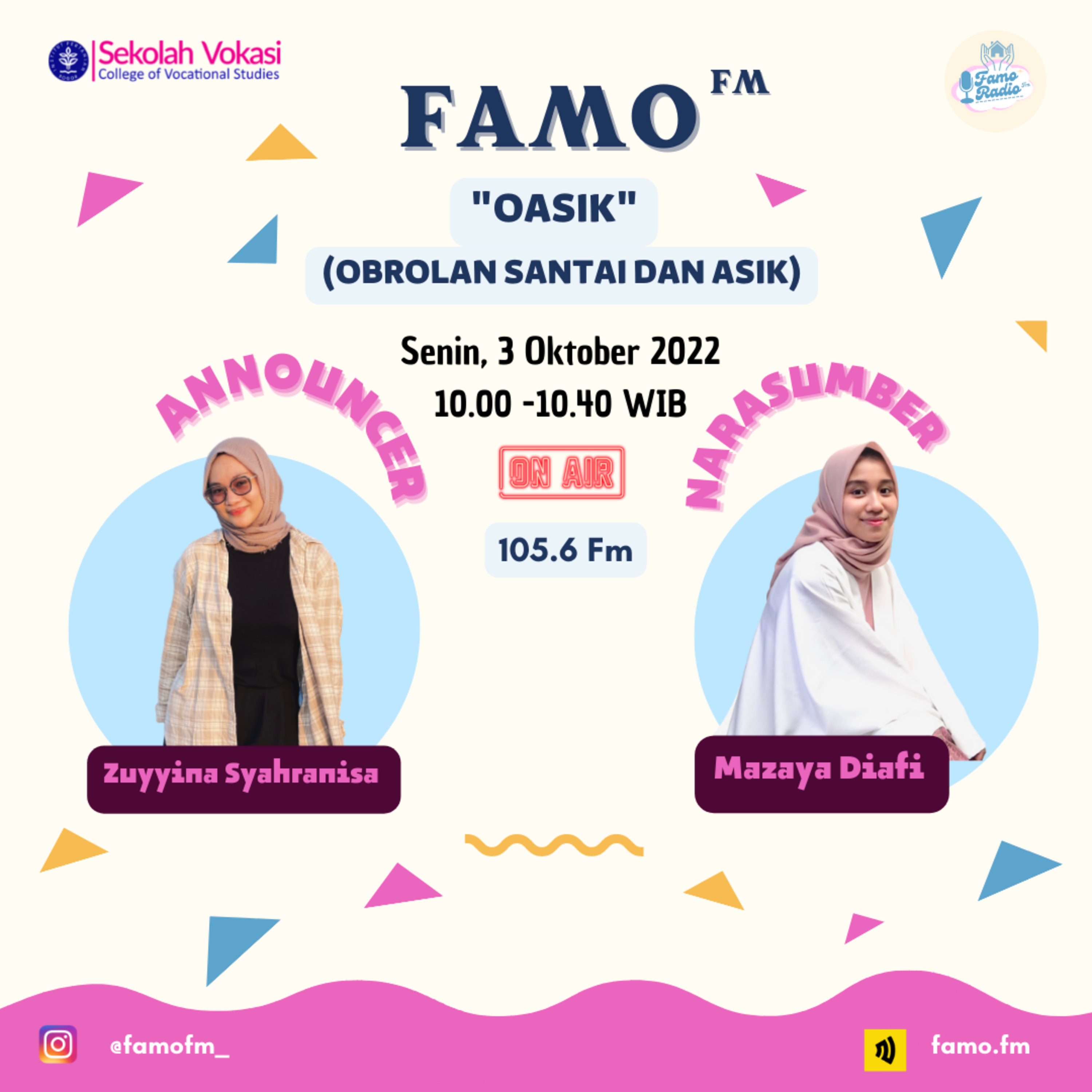 OASIK - Obrolan Santai dan Asik