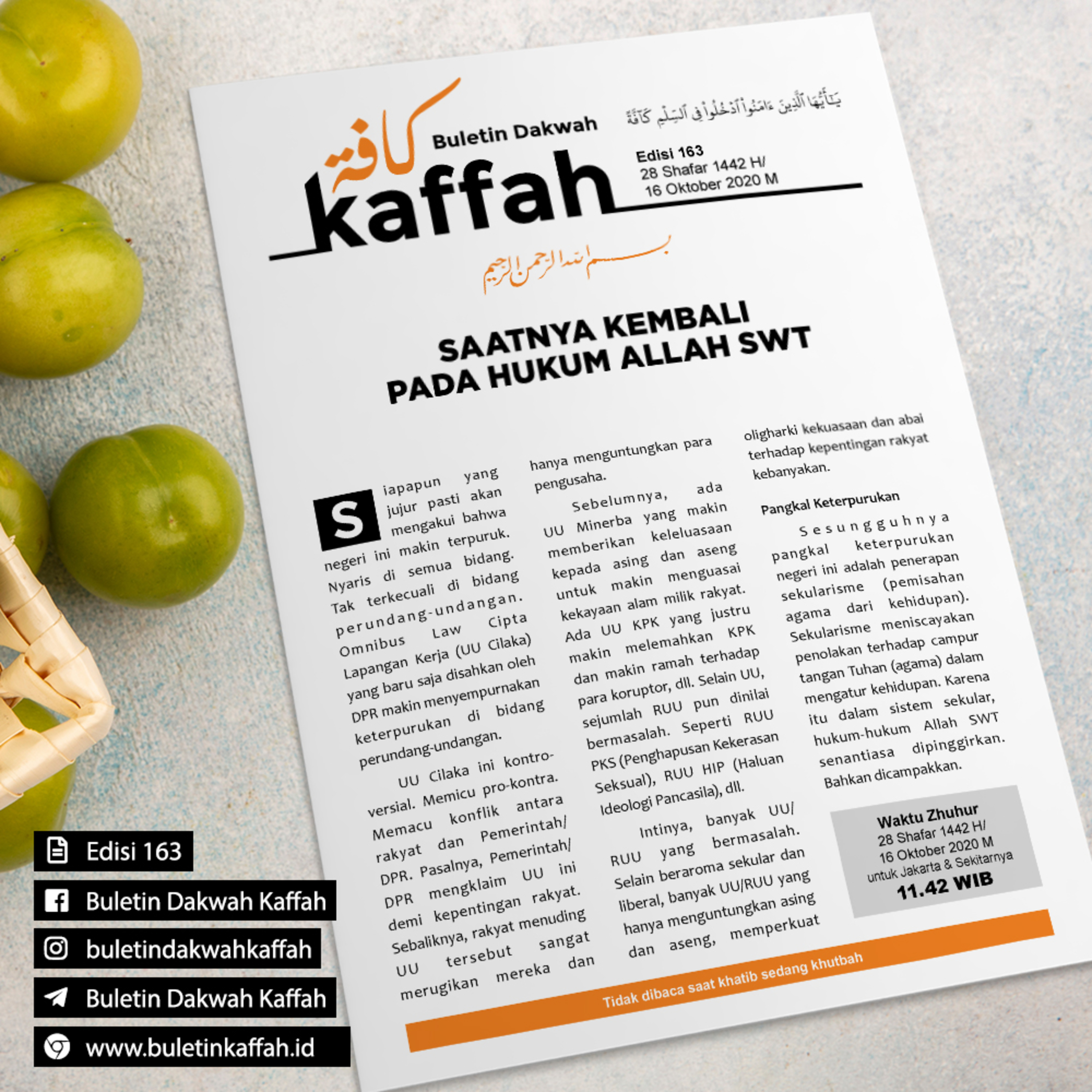 Audio Buletin Dakwah Kaffah 163