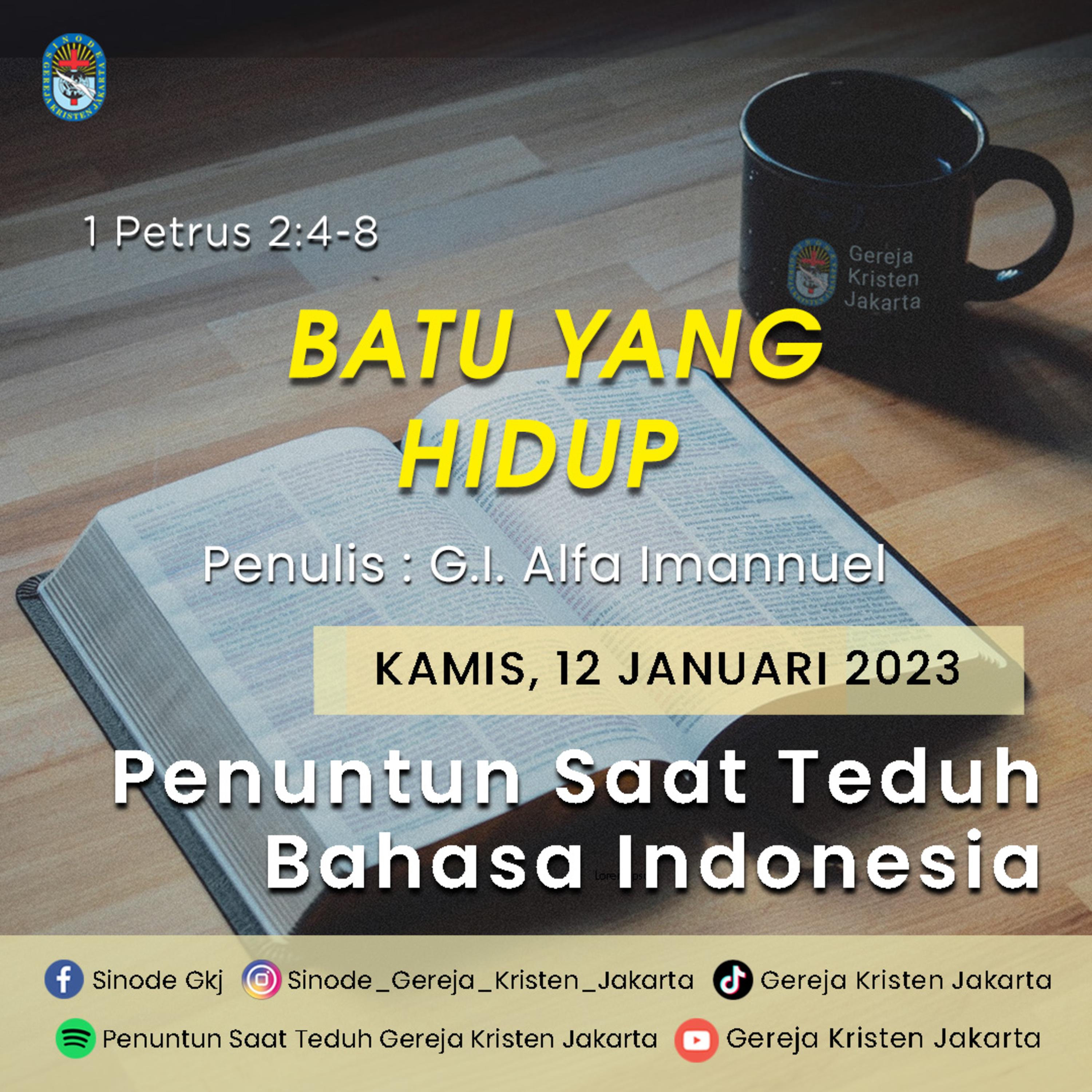 12-1-2023 - Batu Yang Hidup (PST GKJ Bahasa Indonesia)