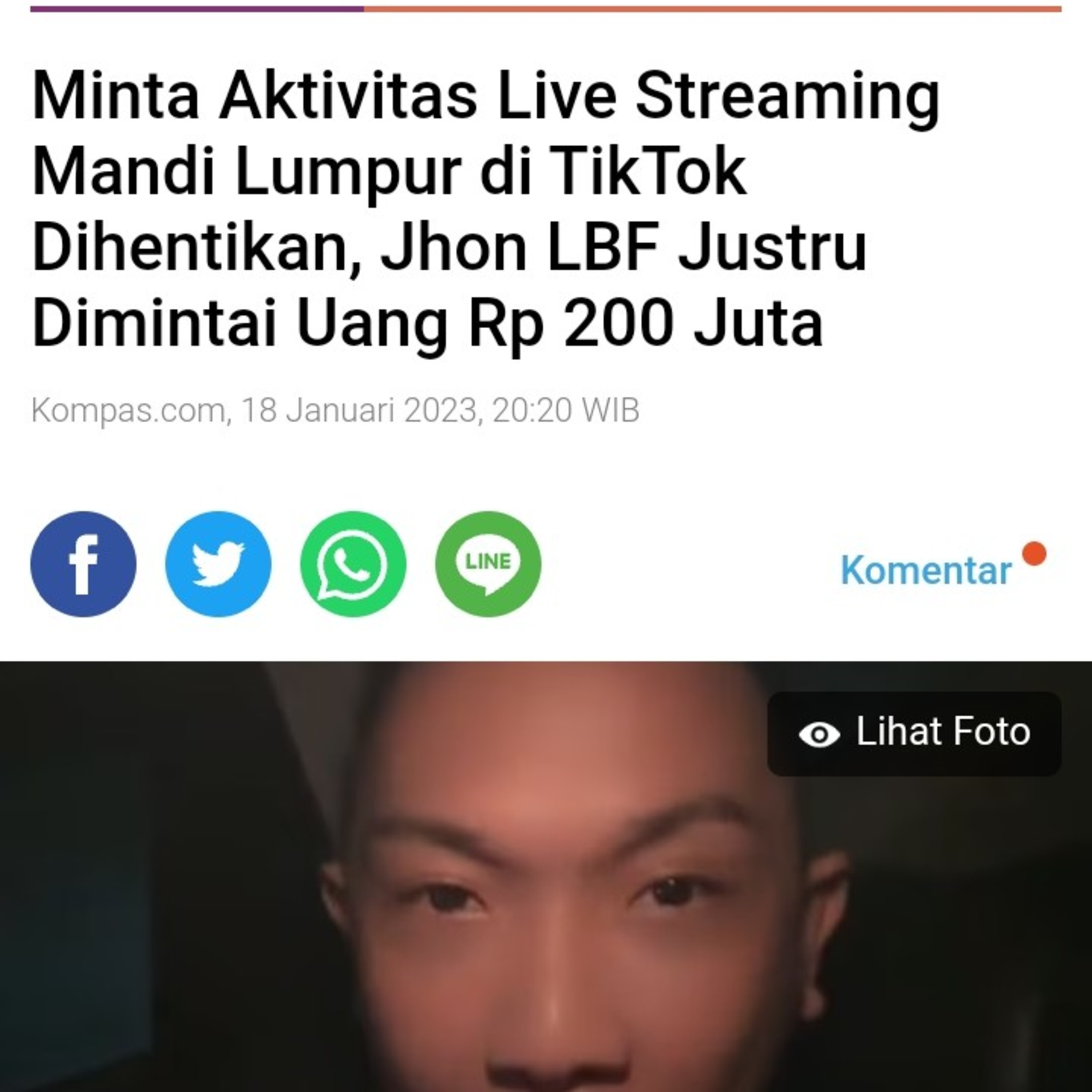 Live kok guyur ema? Lingkaran setan sosial media!