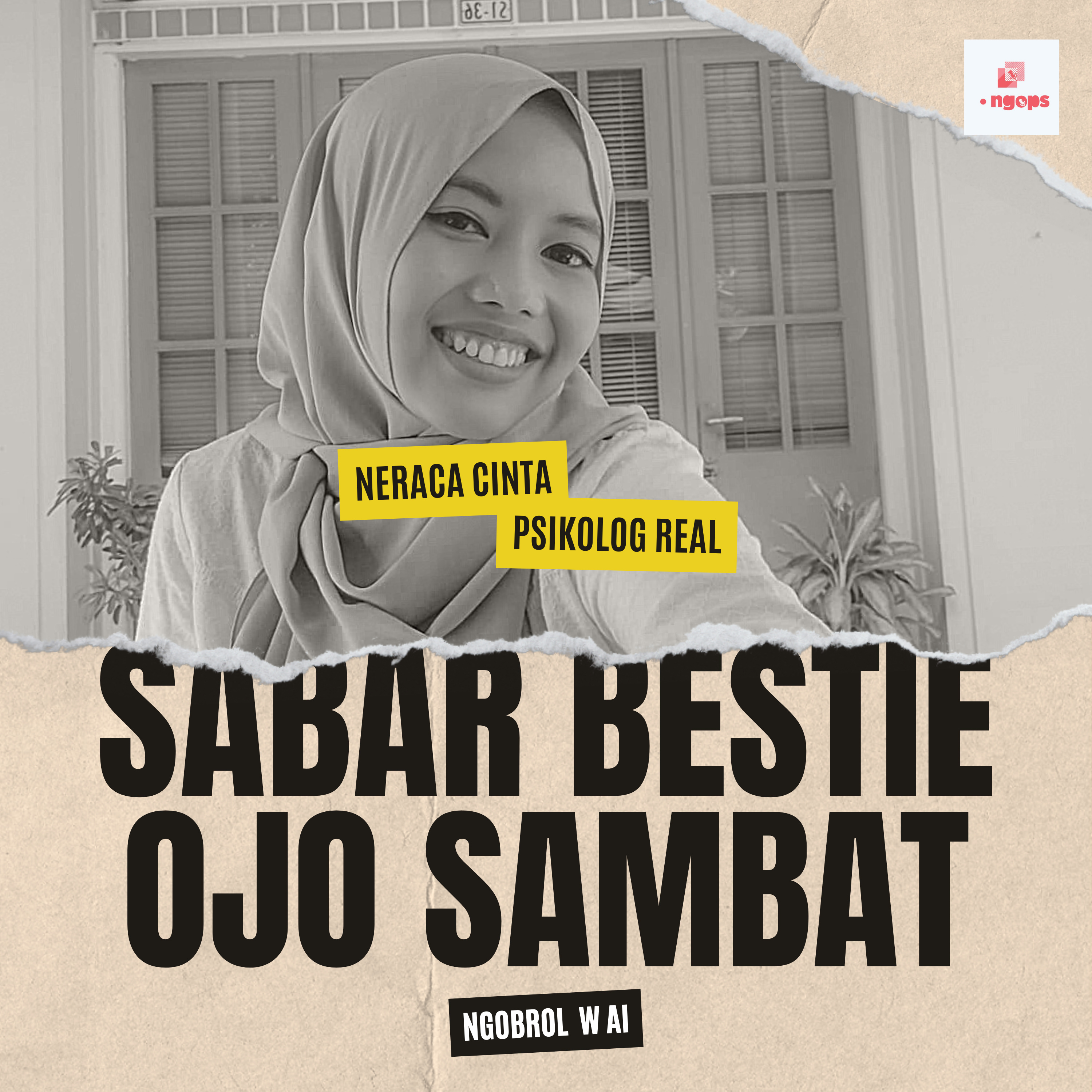 Sabar bestie, Ojo sambat feat KA cinta (ngobrol with ai)