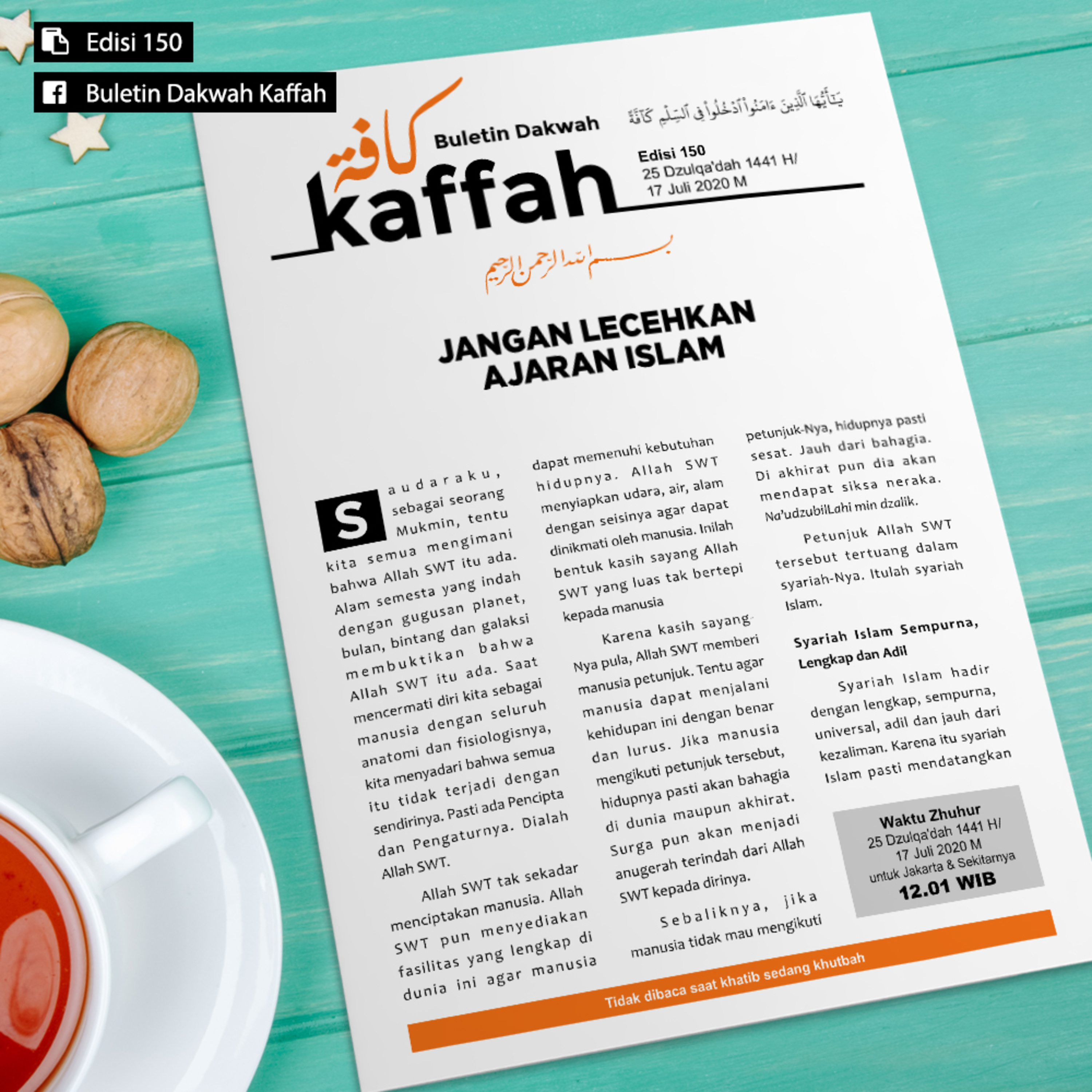 Audio Buletin Dakwah Kaffah 150