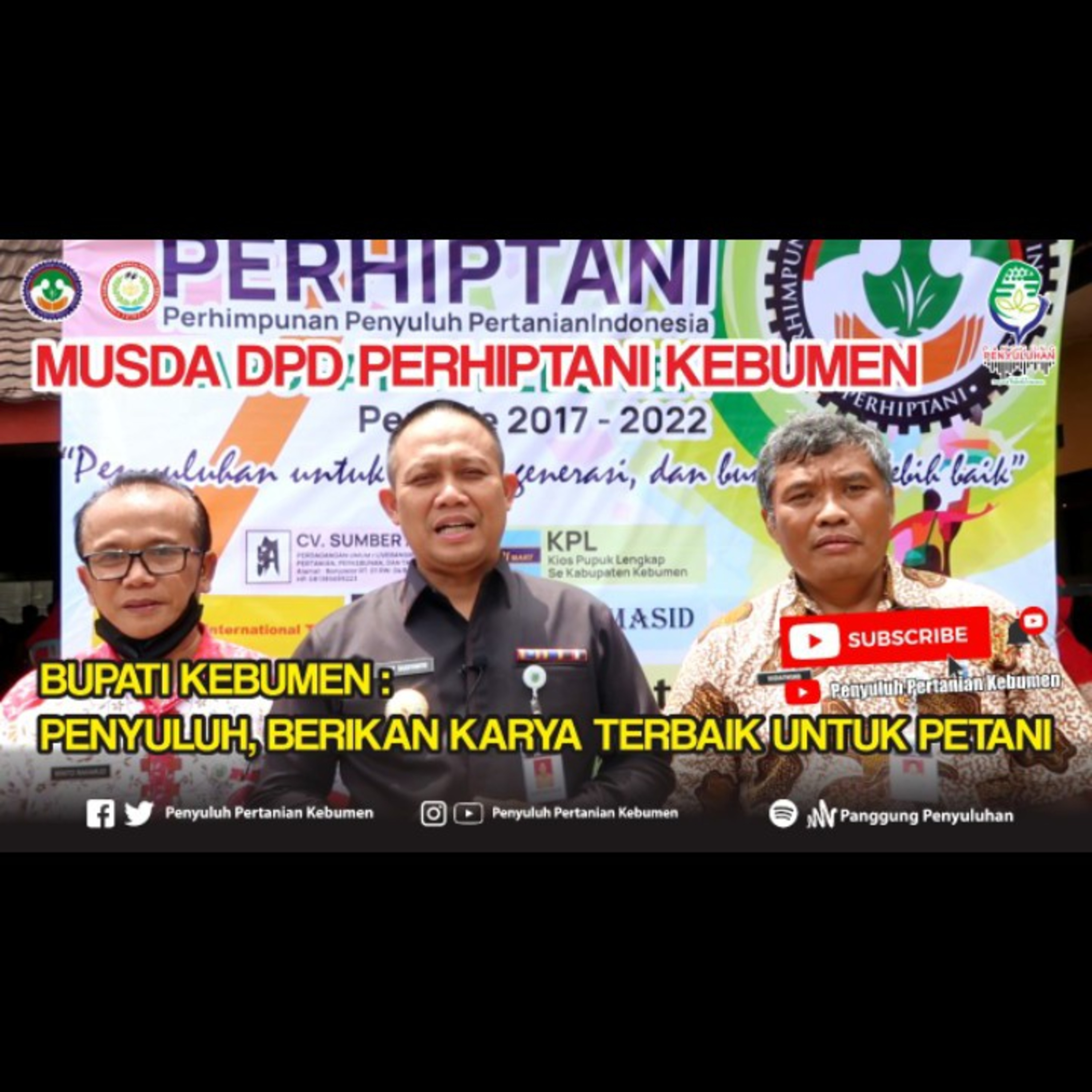 Bupati Kebumen : Penyuluh Pertanian Berikan Karya Terbaik Untuk Petani