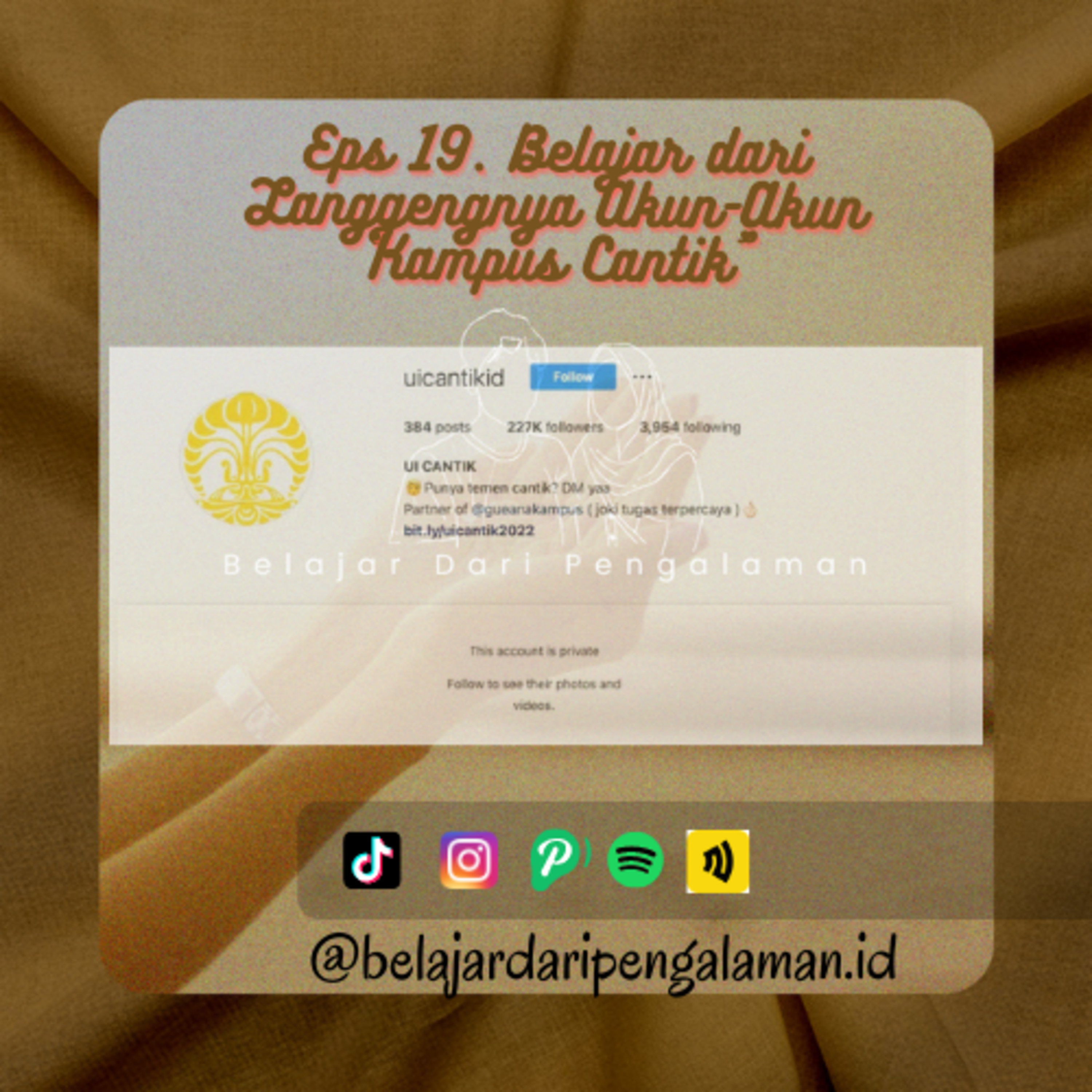 Belajar dari Langgengnya Akun Kampus Cantik, UI Cantik 