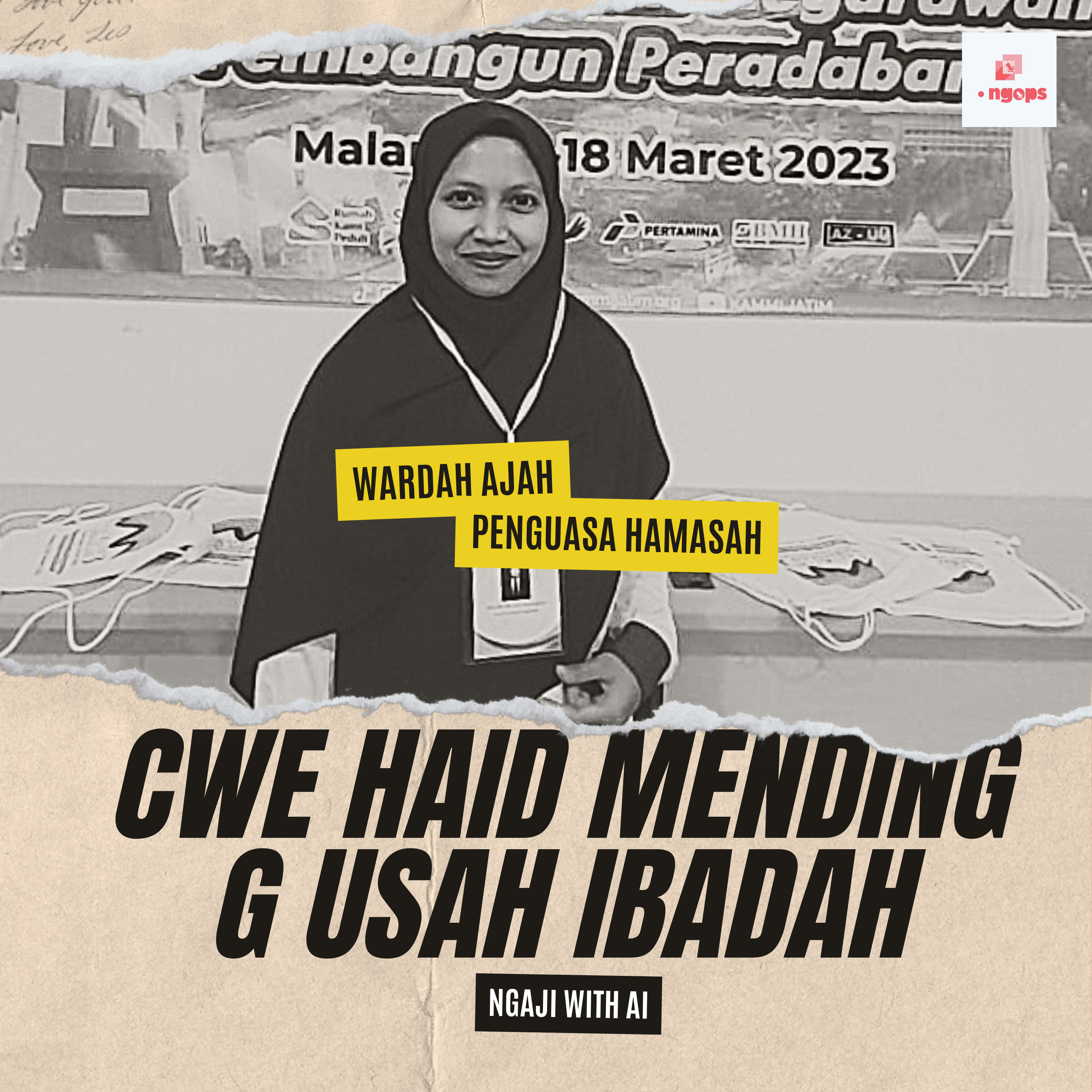 Cewe haid mending ga usah ibadah?!