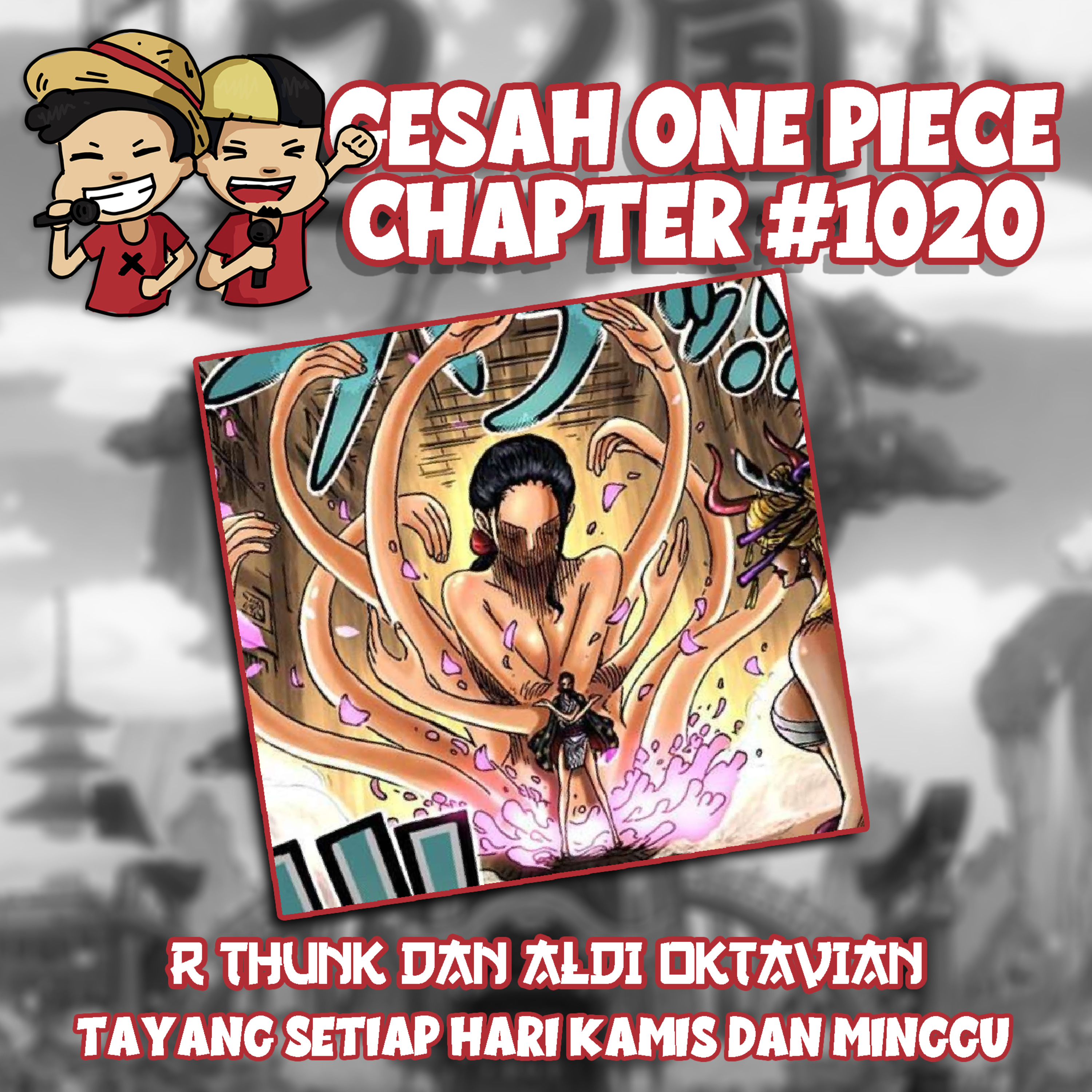 Gesah One Piece chapter #1020 ROBIN VS BLACK MARIA