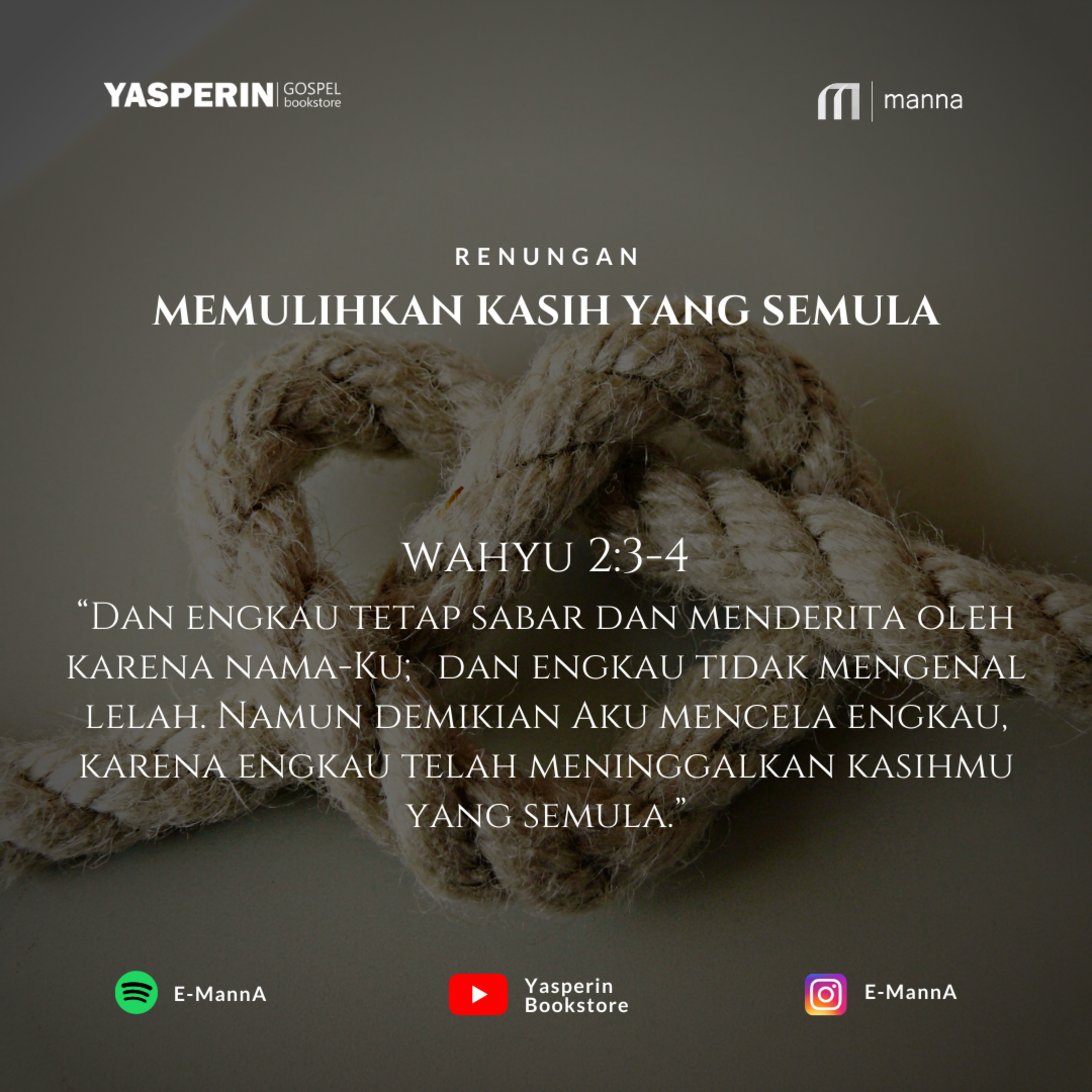 MEMULIHKAN KASIH YANG SEMULA (PODCAST)