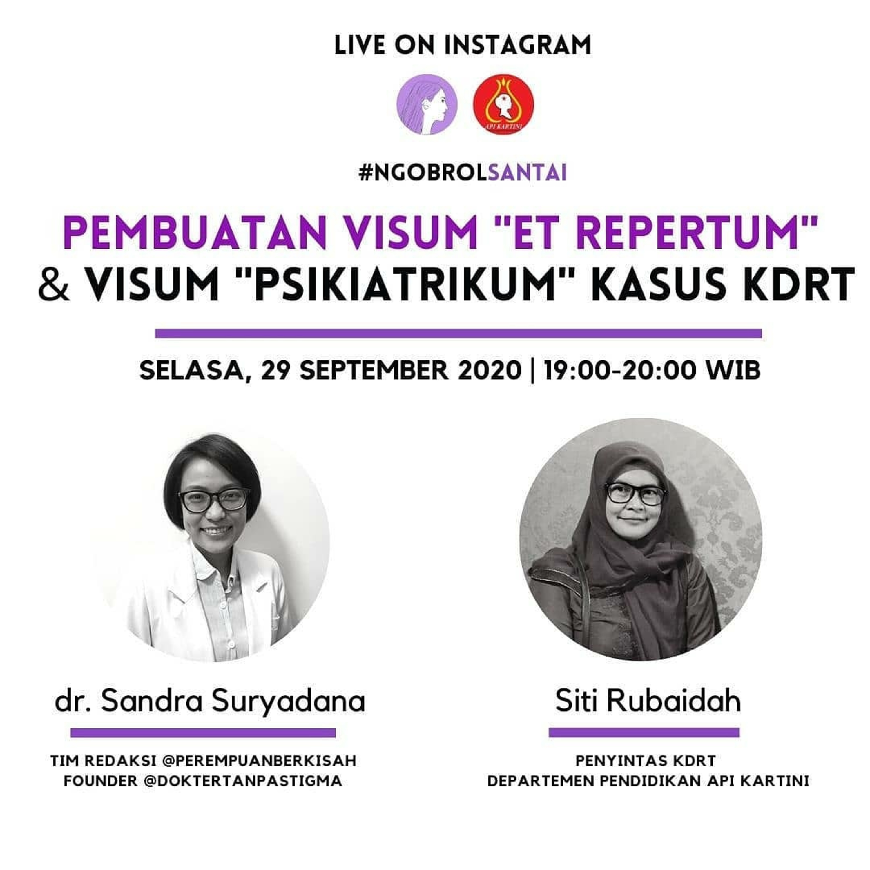 Pembuatan Visum et Repertum dan Visum Psikiatrikum pada kasus KDRT