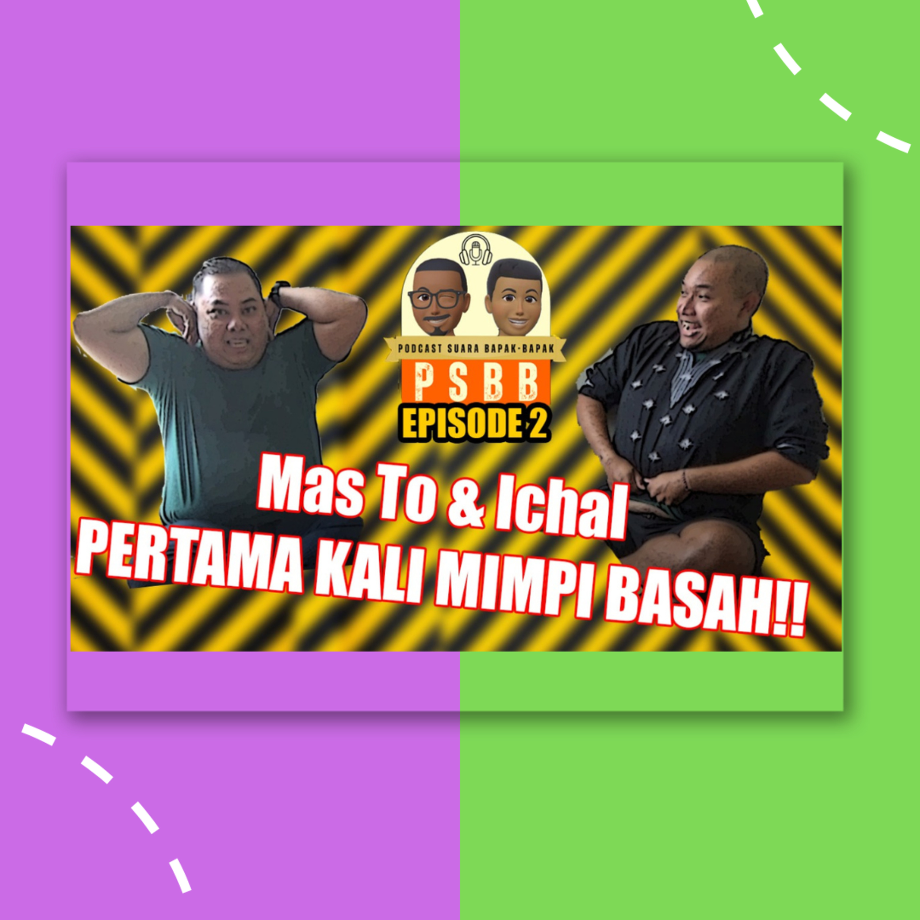 PARAH!!! CERITA PERTAMA KALI ICHAL & MAS TO MIMPI B4S4H | BAC0LIN 6URU NYA SENDIRI | PSBB EPISODE 2