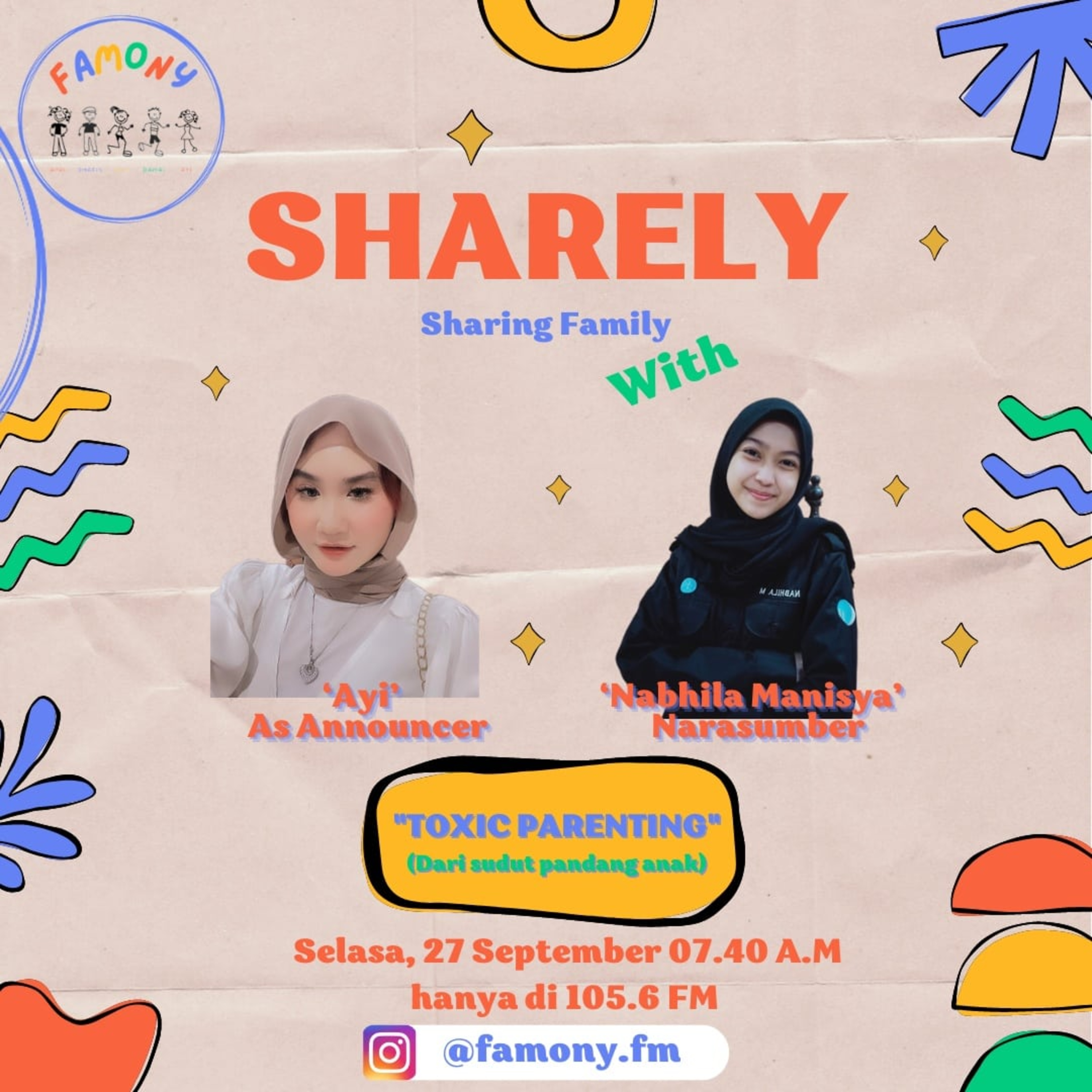Episode 2 SHARELY : Insight Anak Mengenai Toxic Parenting