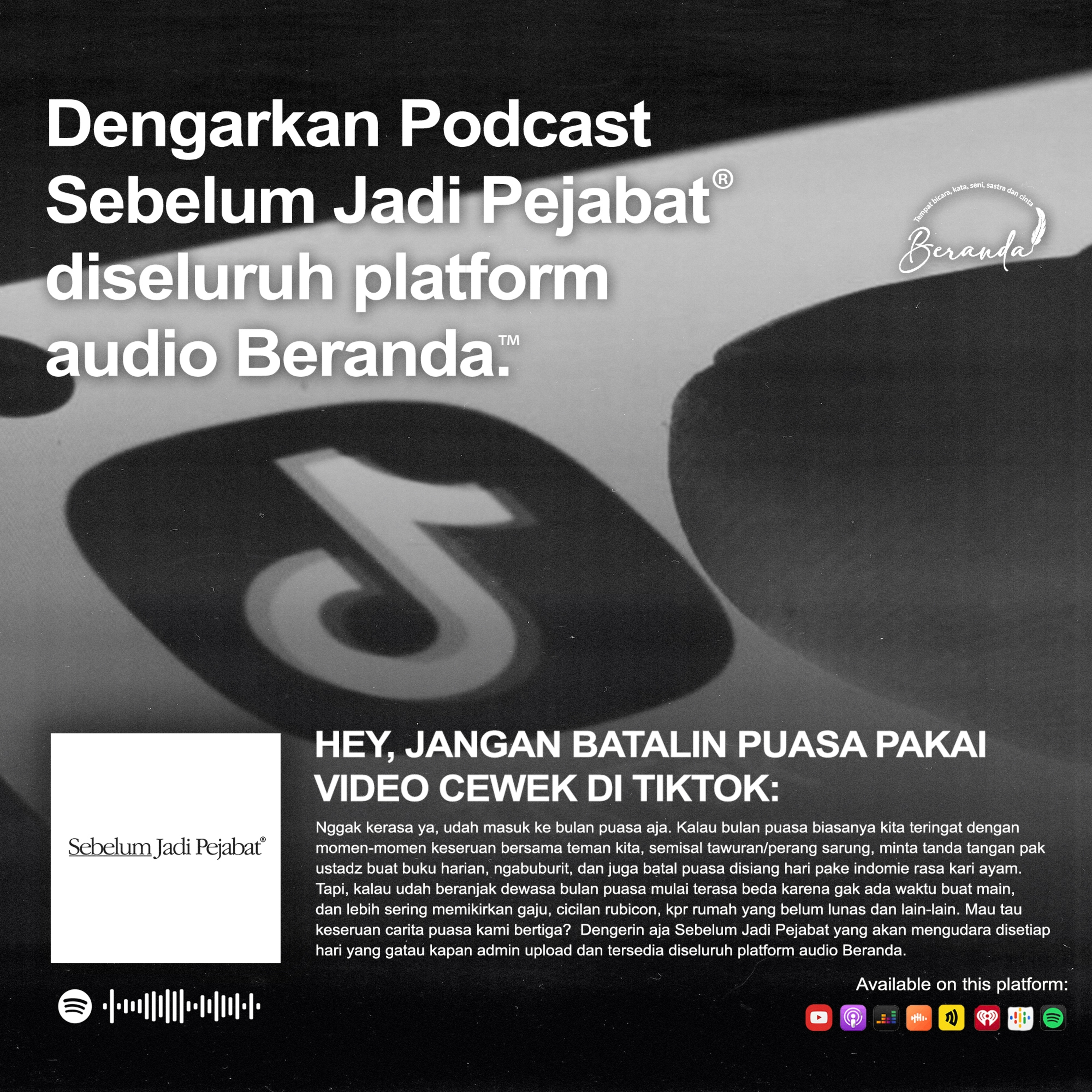 Sebelum Menjadi Pejabat Eps. 19: Hey! Jangan Batalin Puasa Pakai Video Cewek di Tiktok