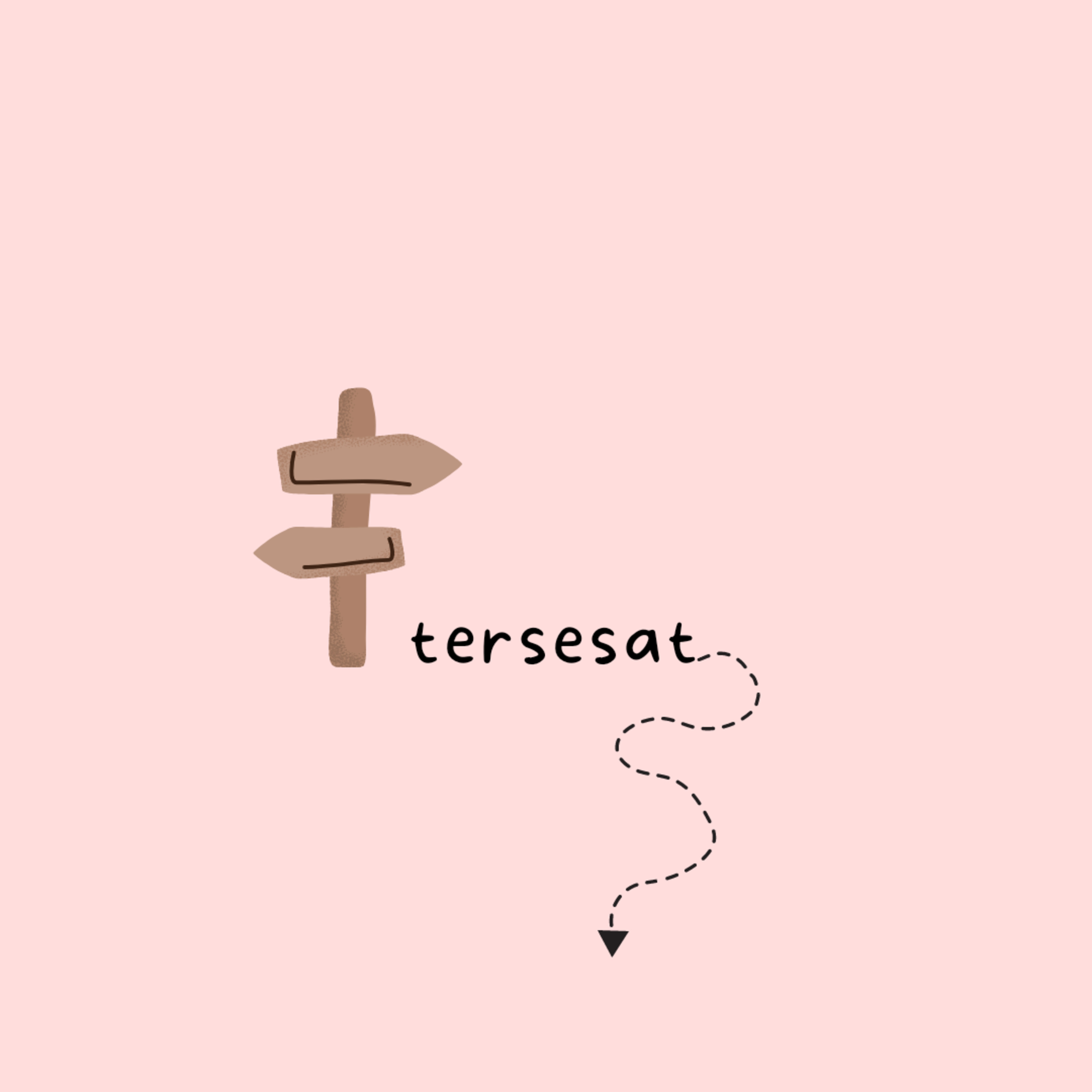 tersesat. 