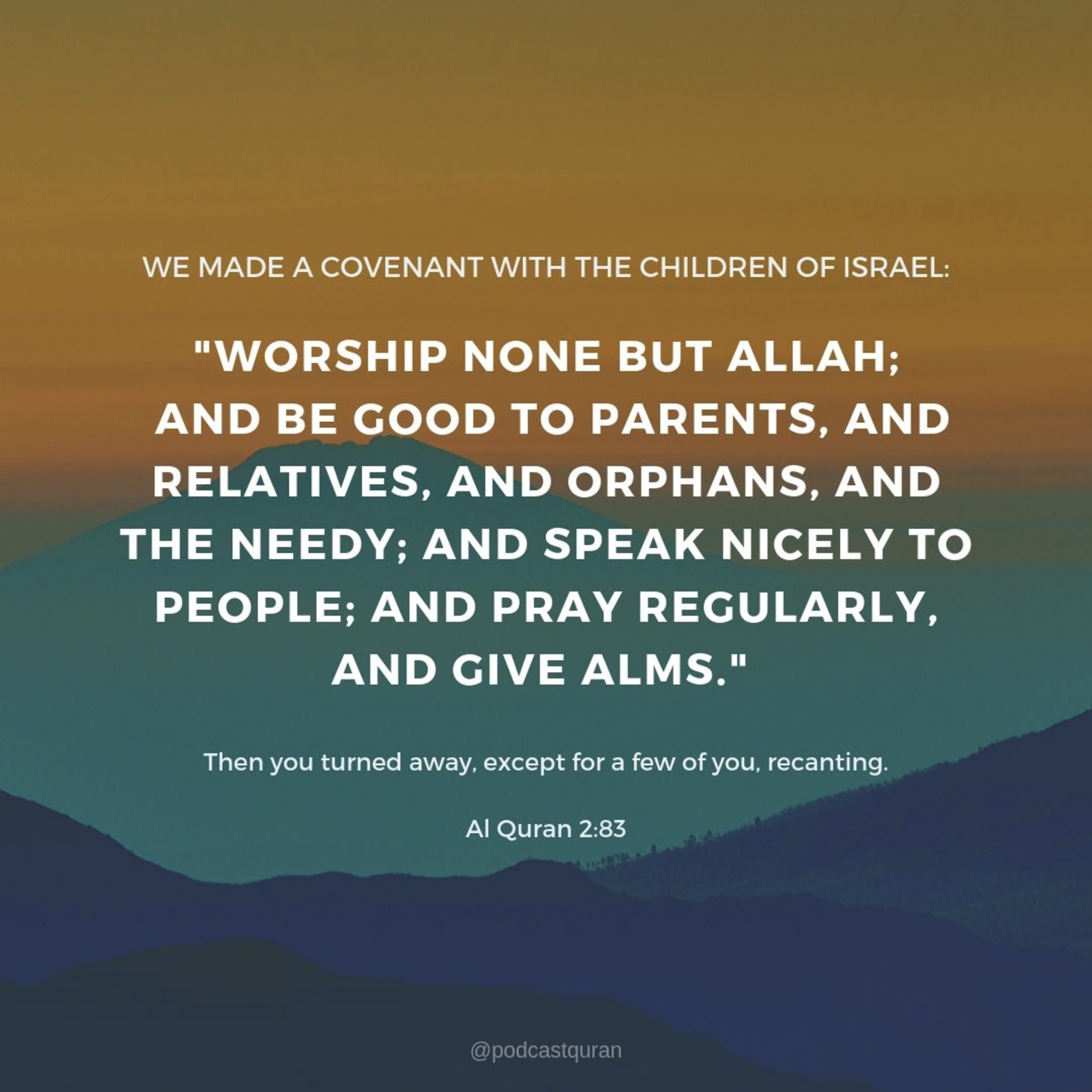 Podcast Al Quran #11 Juz 1 QS 2 Al Baqarah 83-86