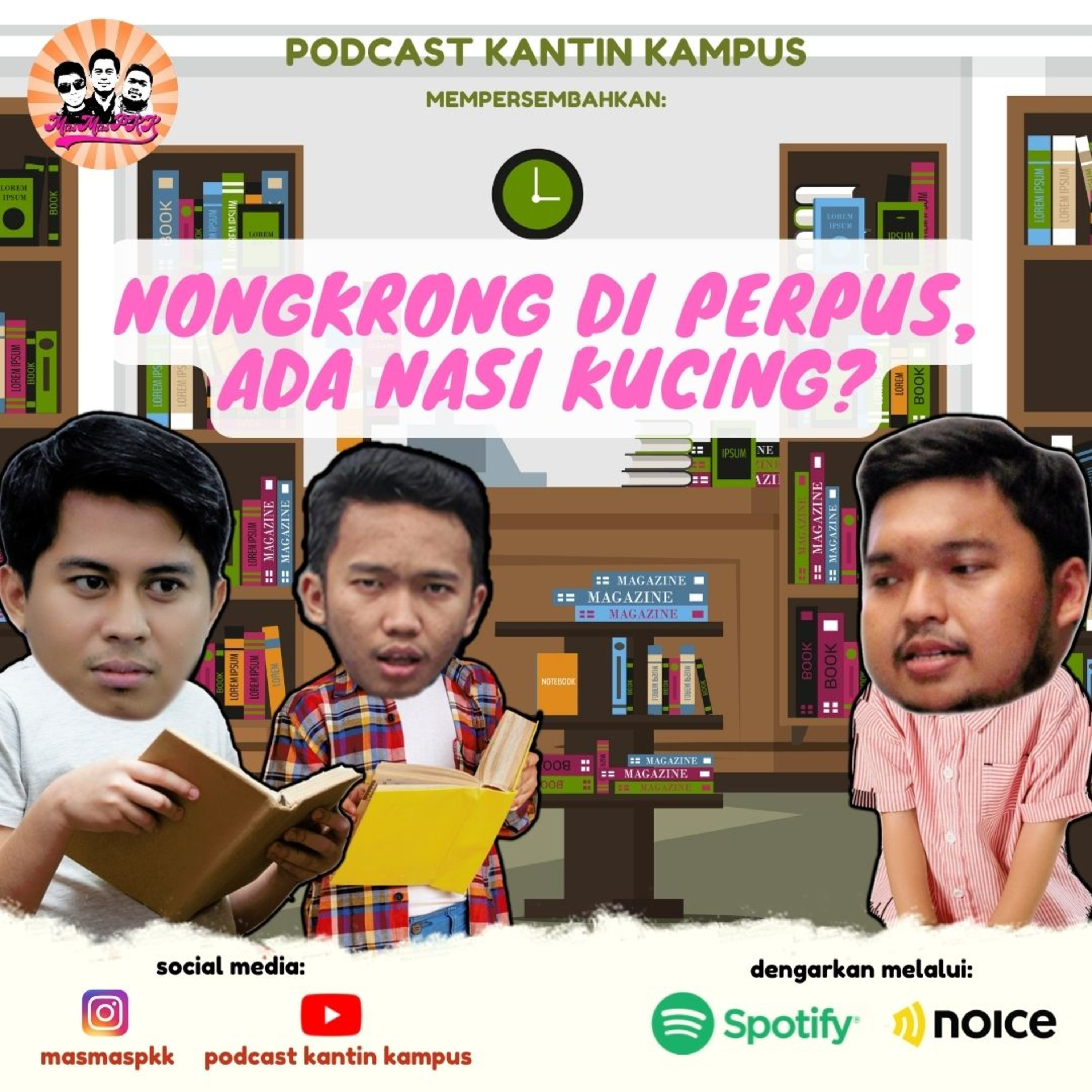 Nongkrong di perpus, ada nasi kucing?!