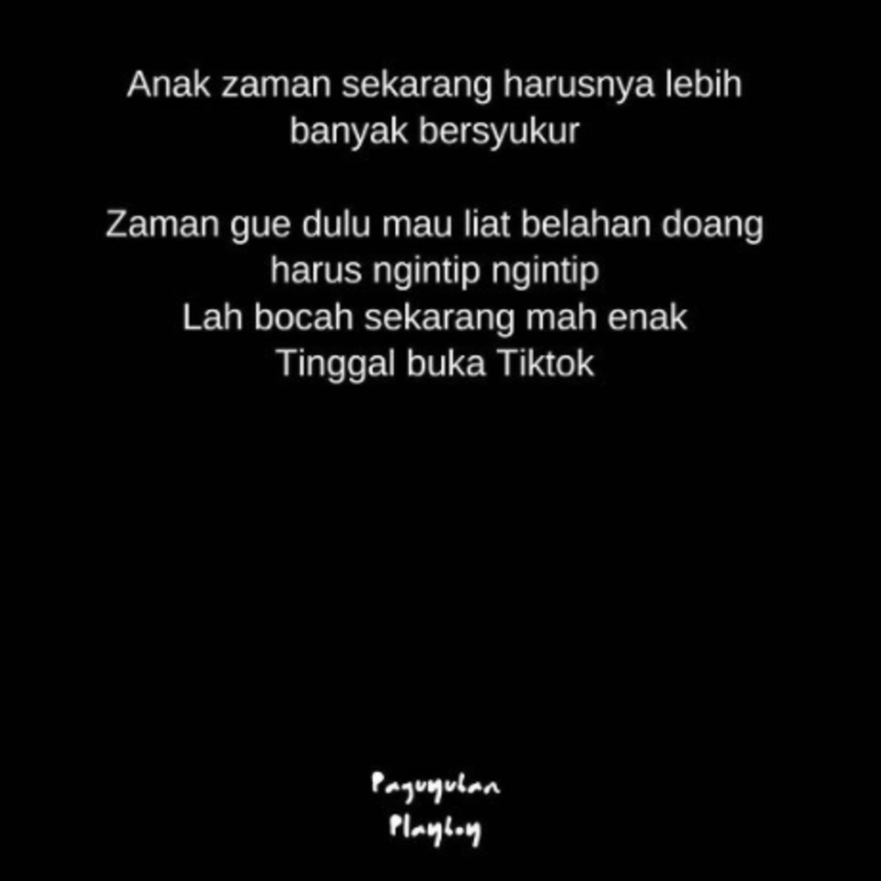 REACT QUOTESNYA AKUN PAGUYUBAN PLAYBOY