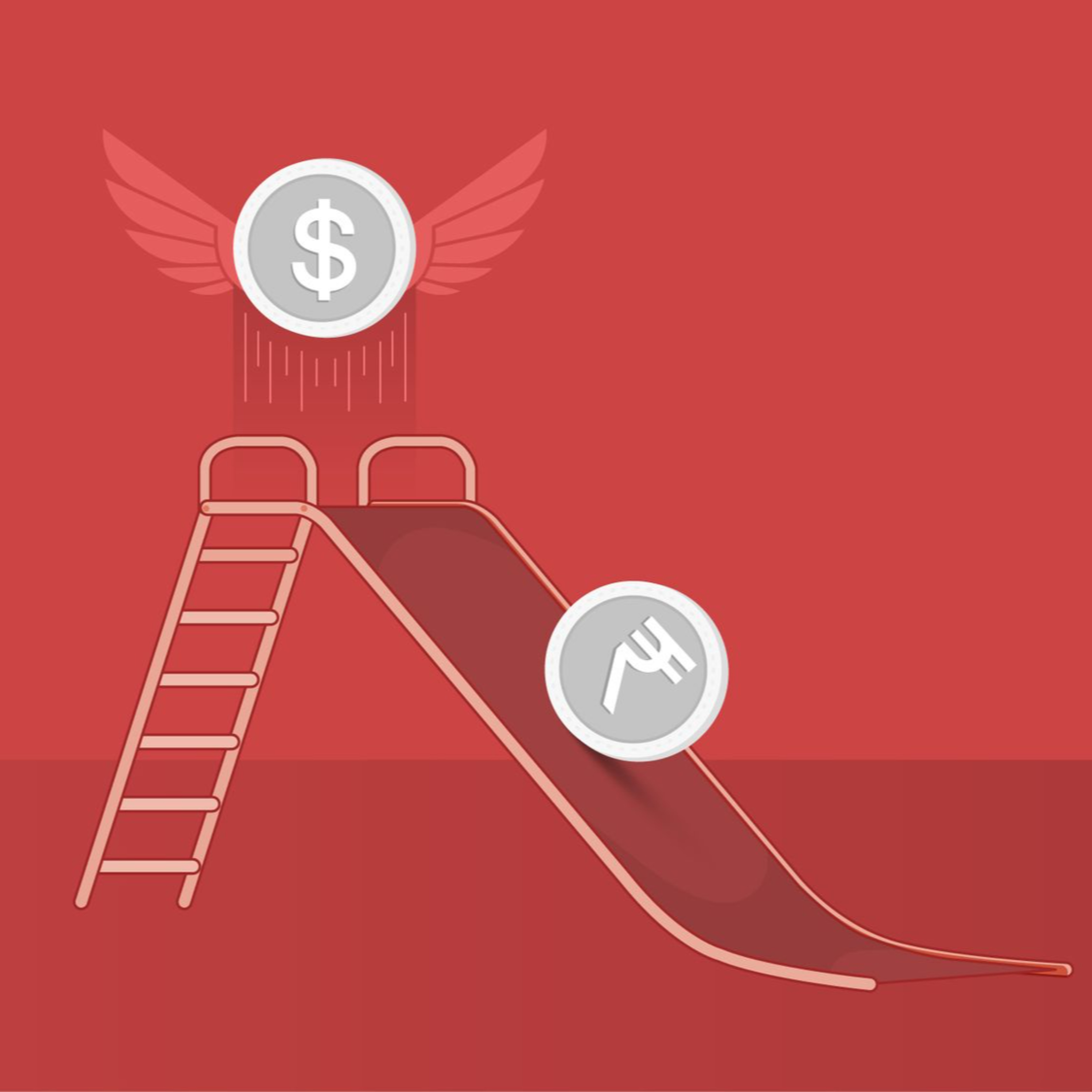 Is the Rupee sliding? Or is the Dollar soaring?