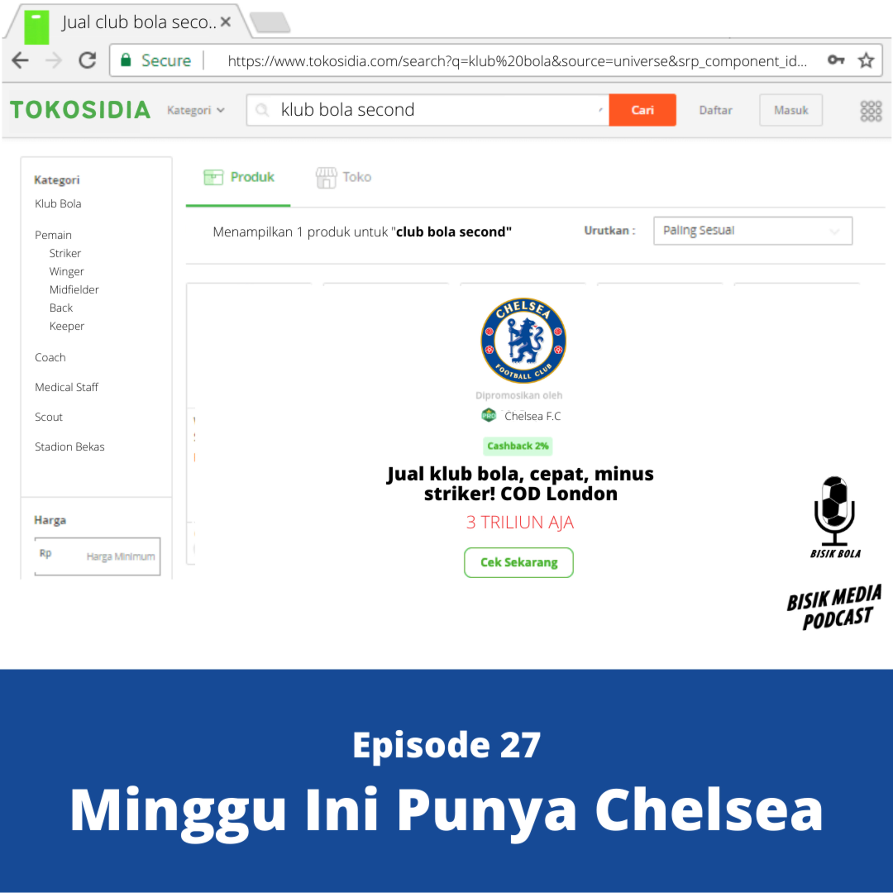 E27S4. Minggu Ini Punya Chelsea