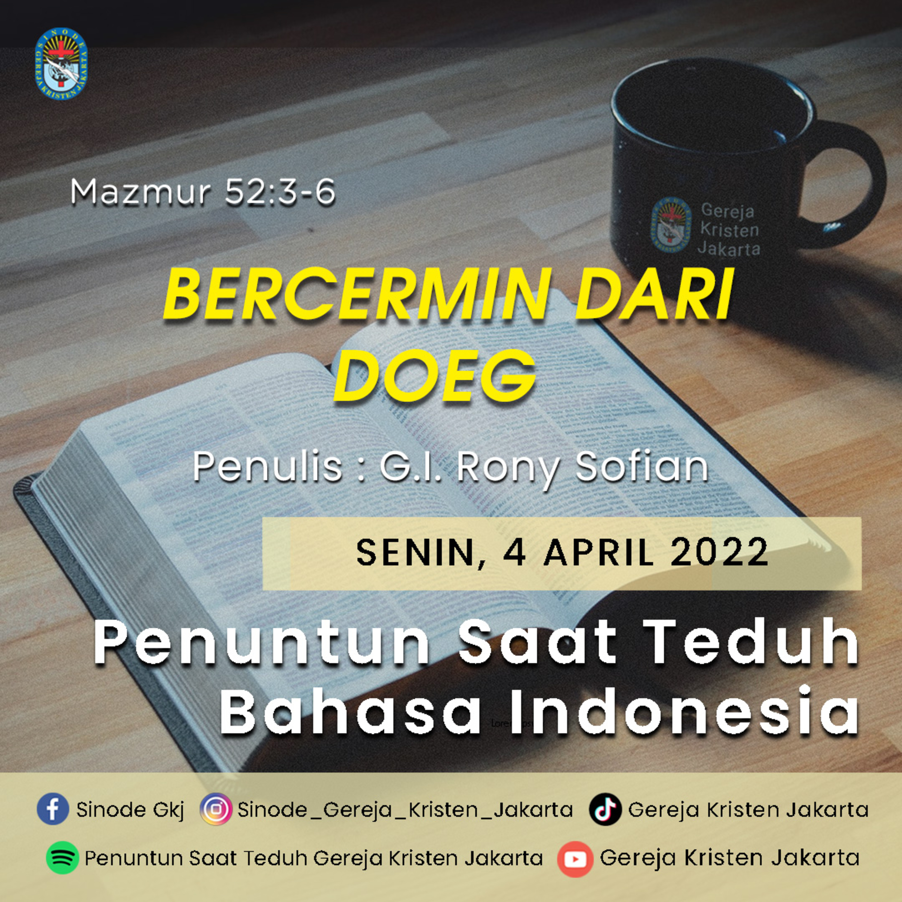 4-4-2022 - Bercermin Dari Doeg (PST GKJ Bahasa Indonesia)