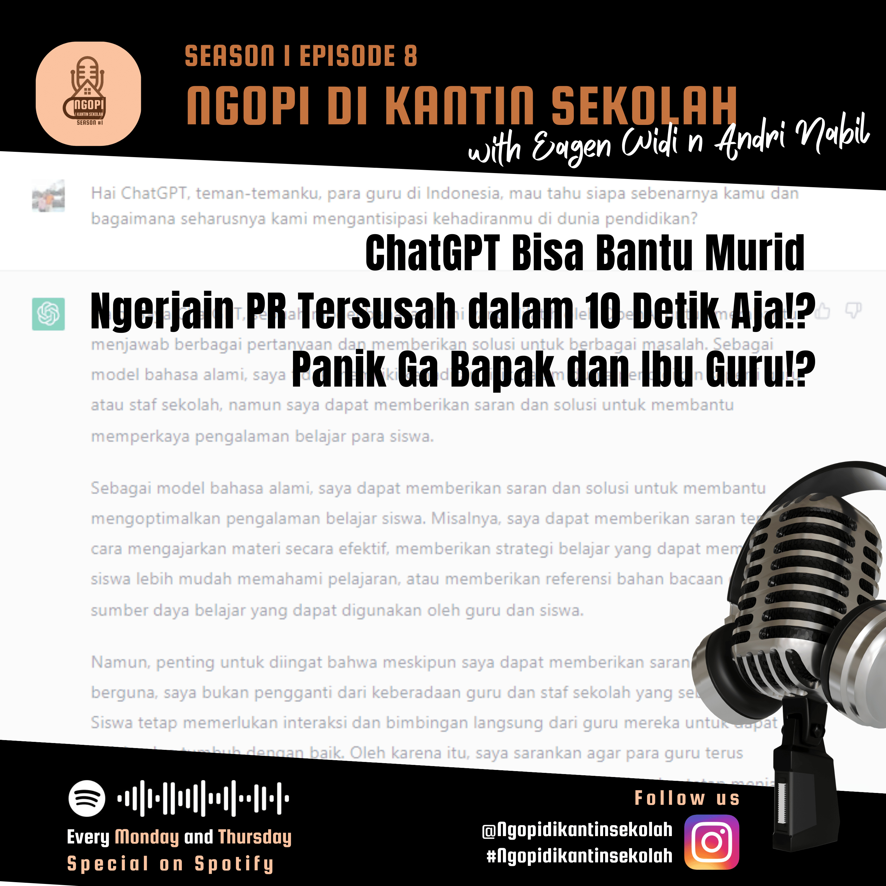 ChatGPT Bisa Bantu Murid Ngerjain PR Tersusah dalam 10 Detik Aja!? Panik Ga Bapak dan Ibu Guru!? | NDKS S1E8 | Simak Strategi Hadapi AI yang Masuk ke Dunia Pendidikan!