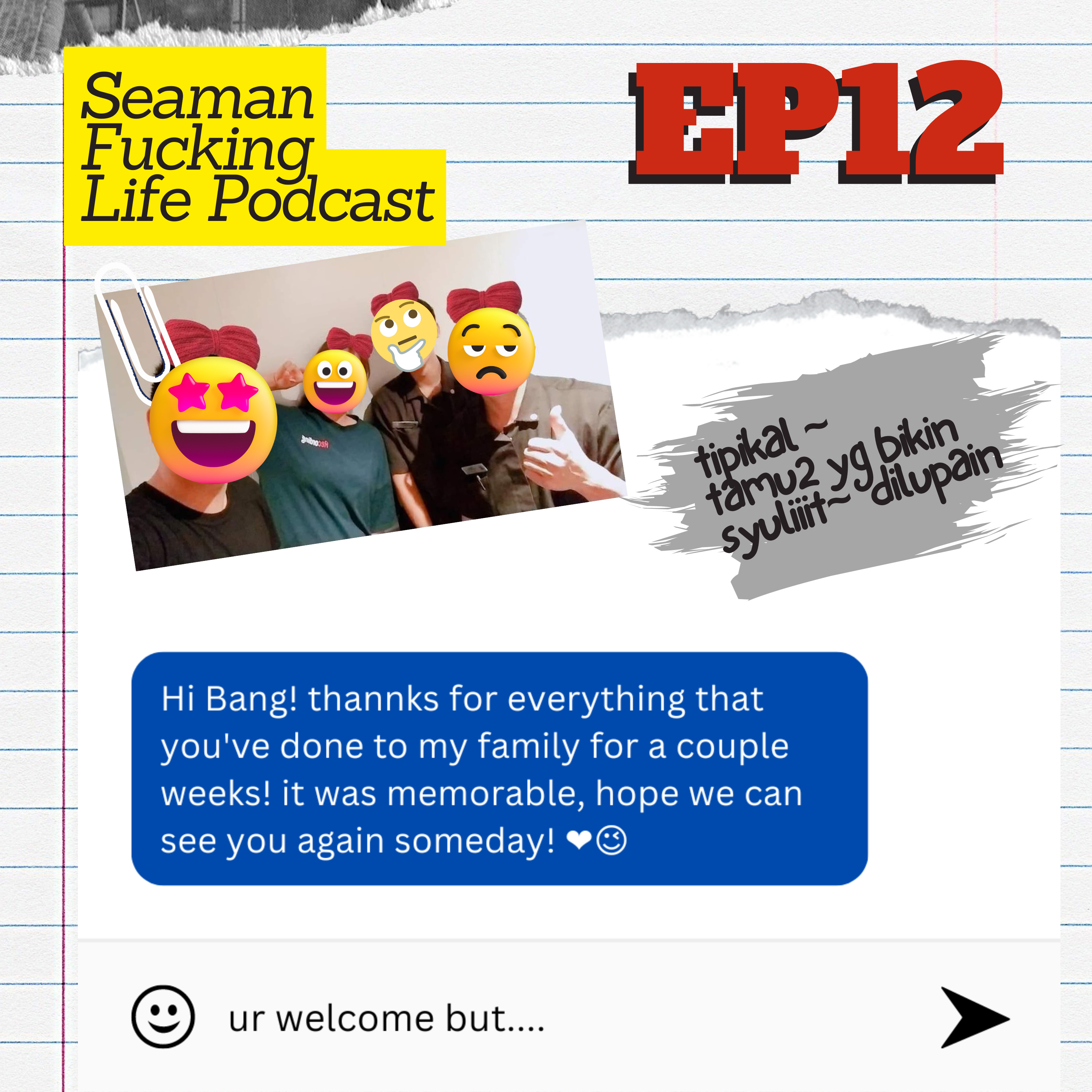 EP12 - kalau ketemu sama tamu yg begini, sabar ya! 😁