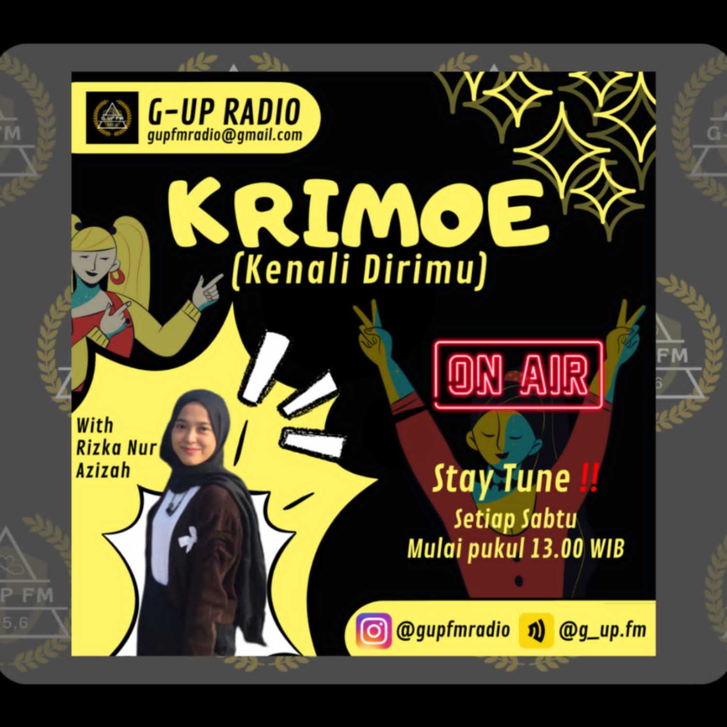 Krimo "Kenali dirimoe". G-UP FM 