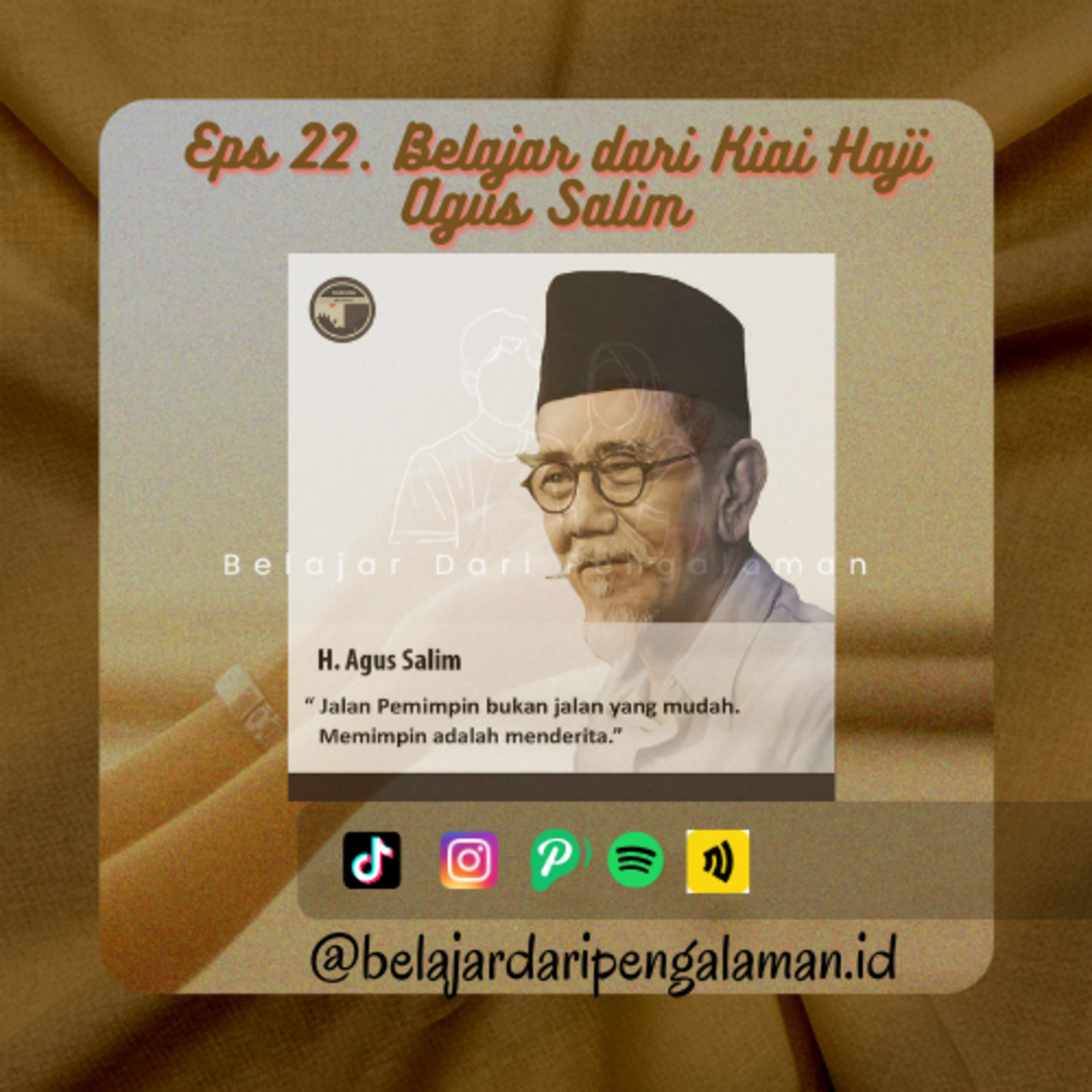 Belajar dari K.H Agus Salim 