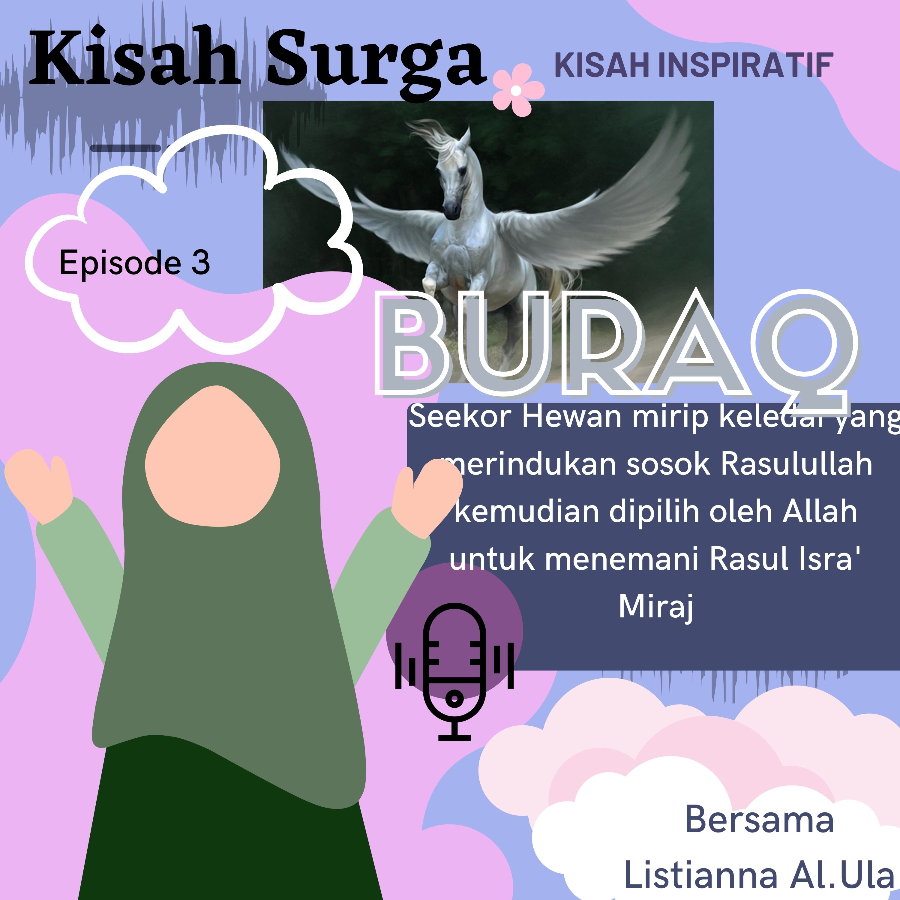 BURAQ Teman Perjalanan Nabi saat Isra' Miraj