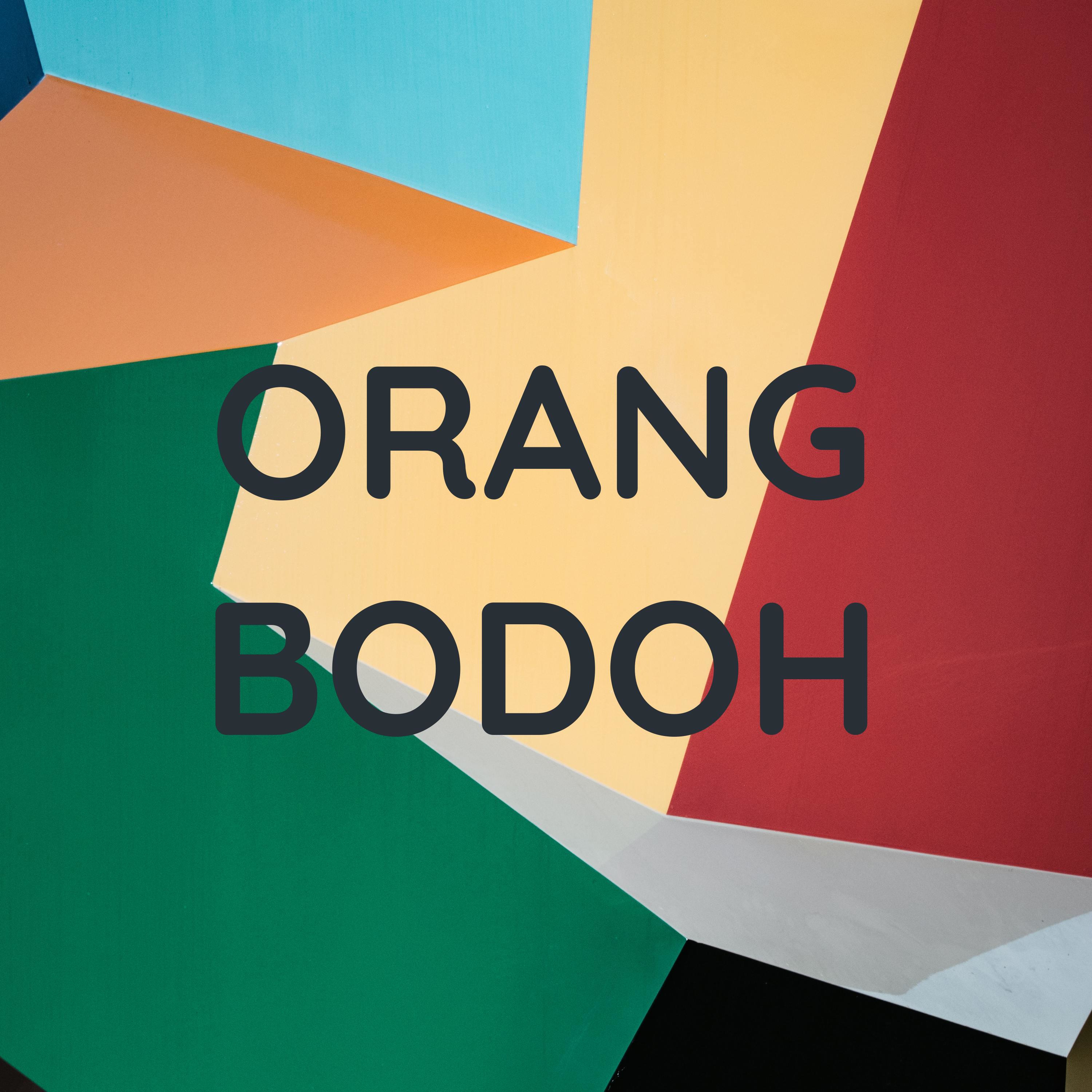 Orang bodoh (obrolan ngarang bahas apa aja)