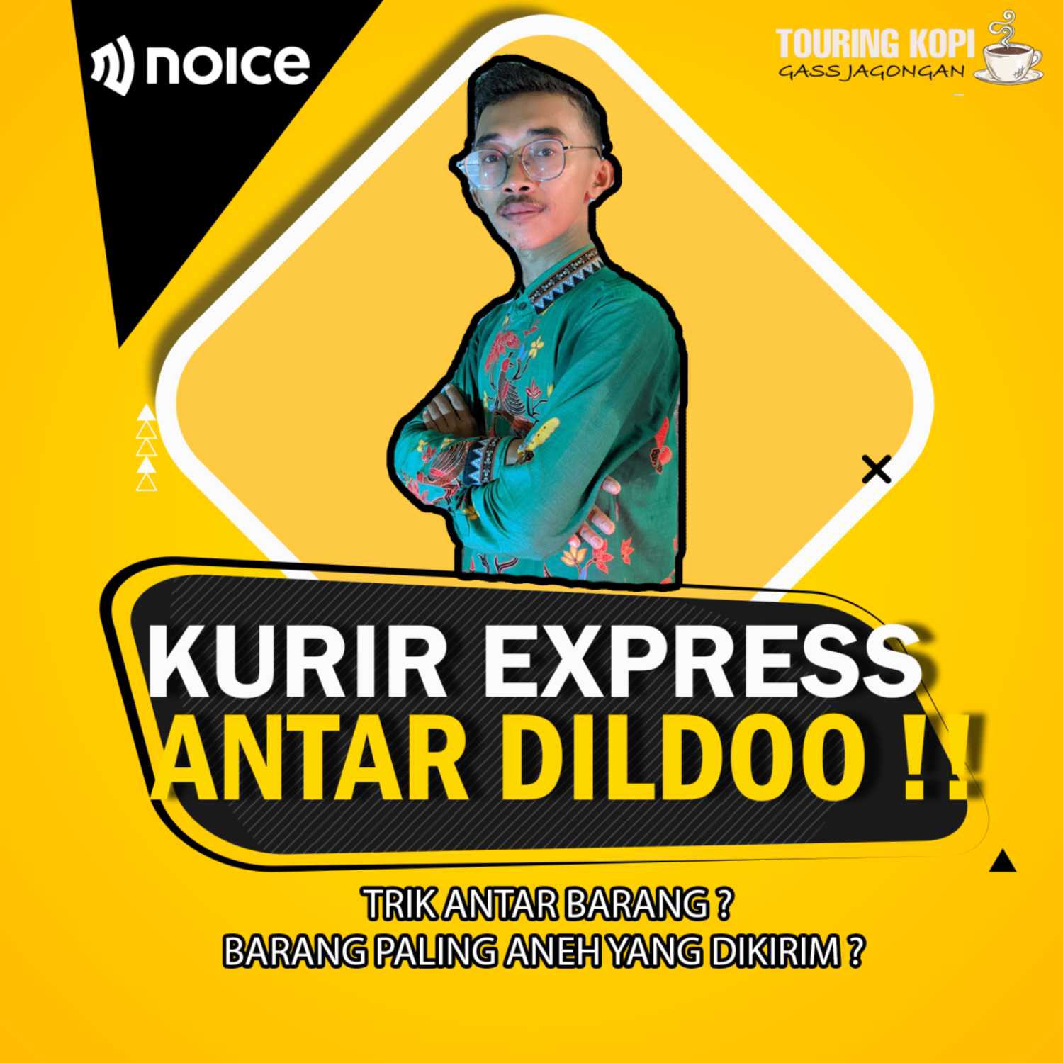 Kurir ekspedisi antar barang aneh dan menggemaskan