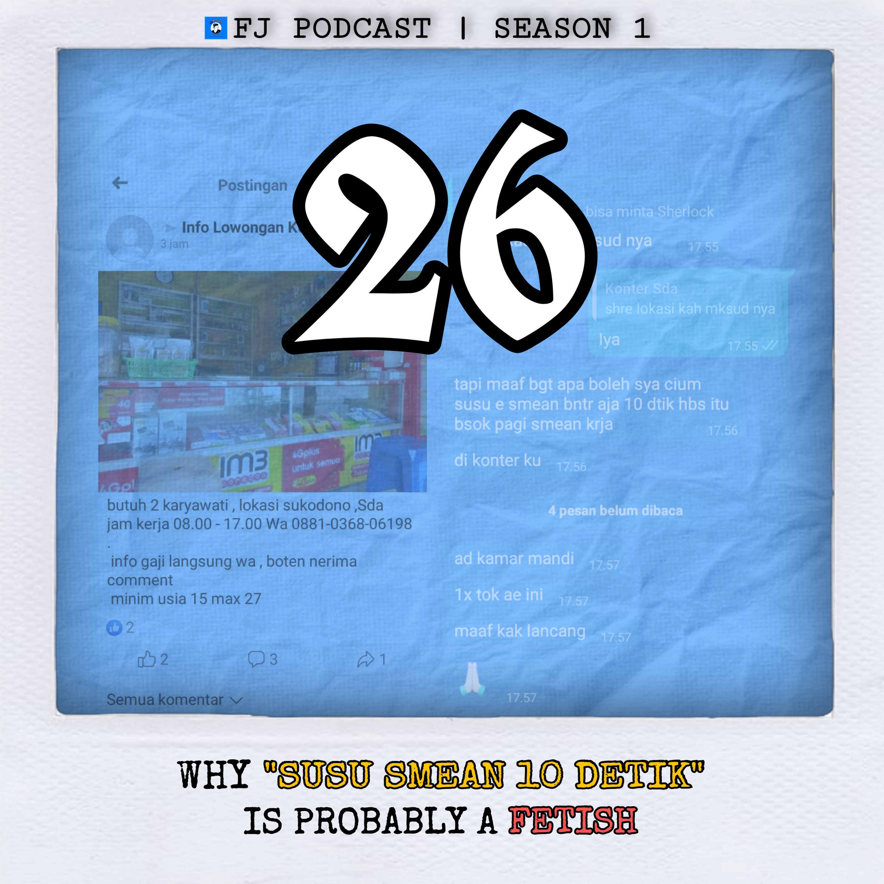 26. Why "Susu Smean 10 Detik" Is Probably A Fetish