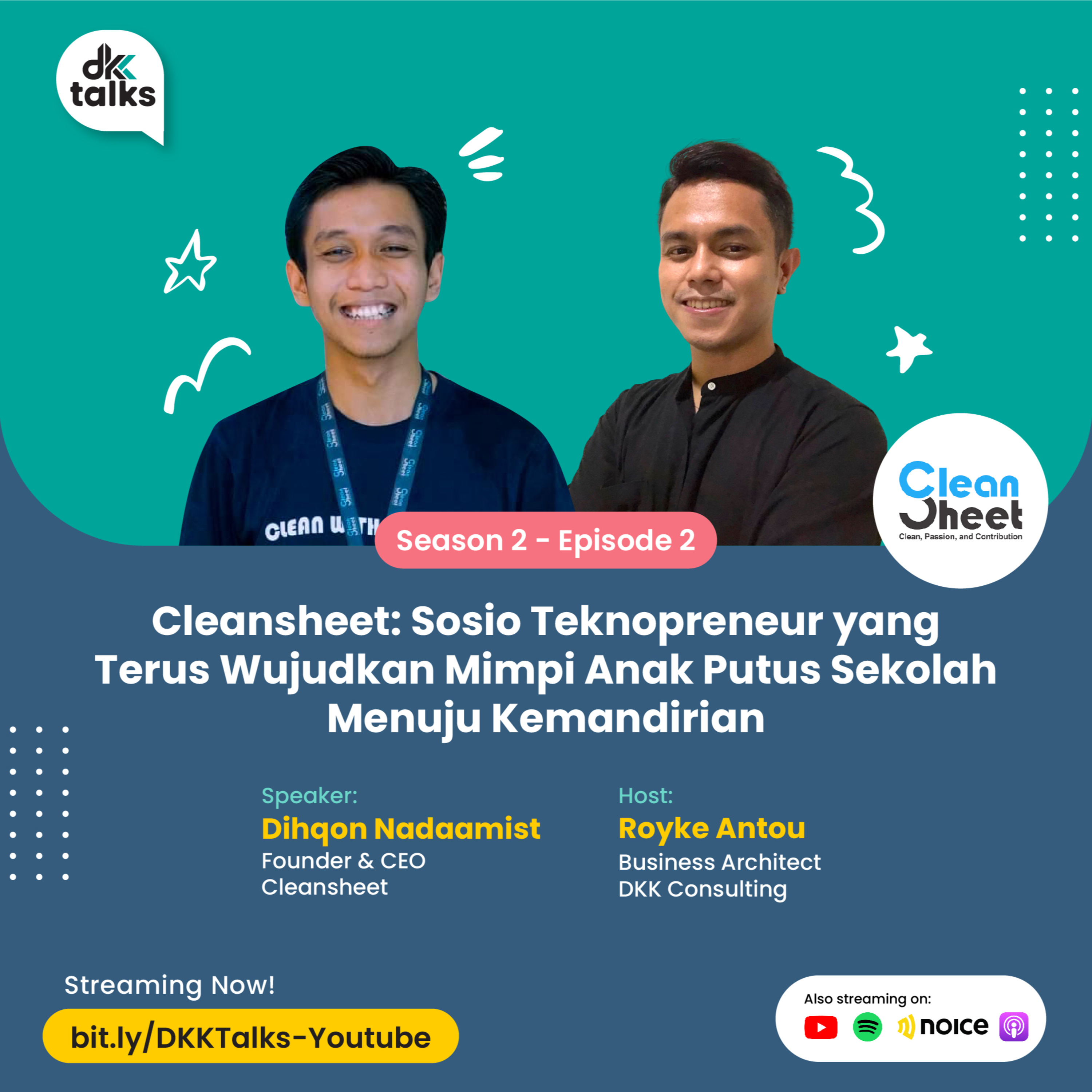 Cleansheet: Sosio Teknopreneur yang Terus Wujudkan Mimpi Anak Putus Sekolah Menuju Kemandirian