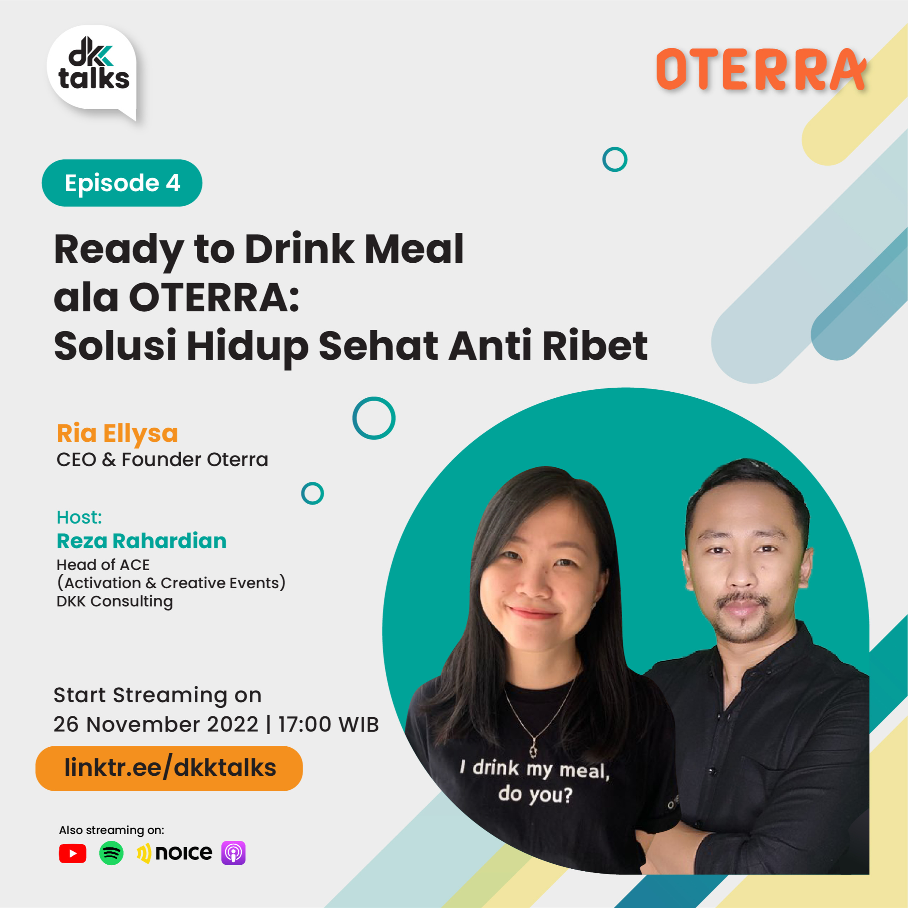 Ready to Drink Meal ala OTERRA: Solusi Hidup Sehat Anti Ribet - DKK Talks Episode 4