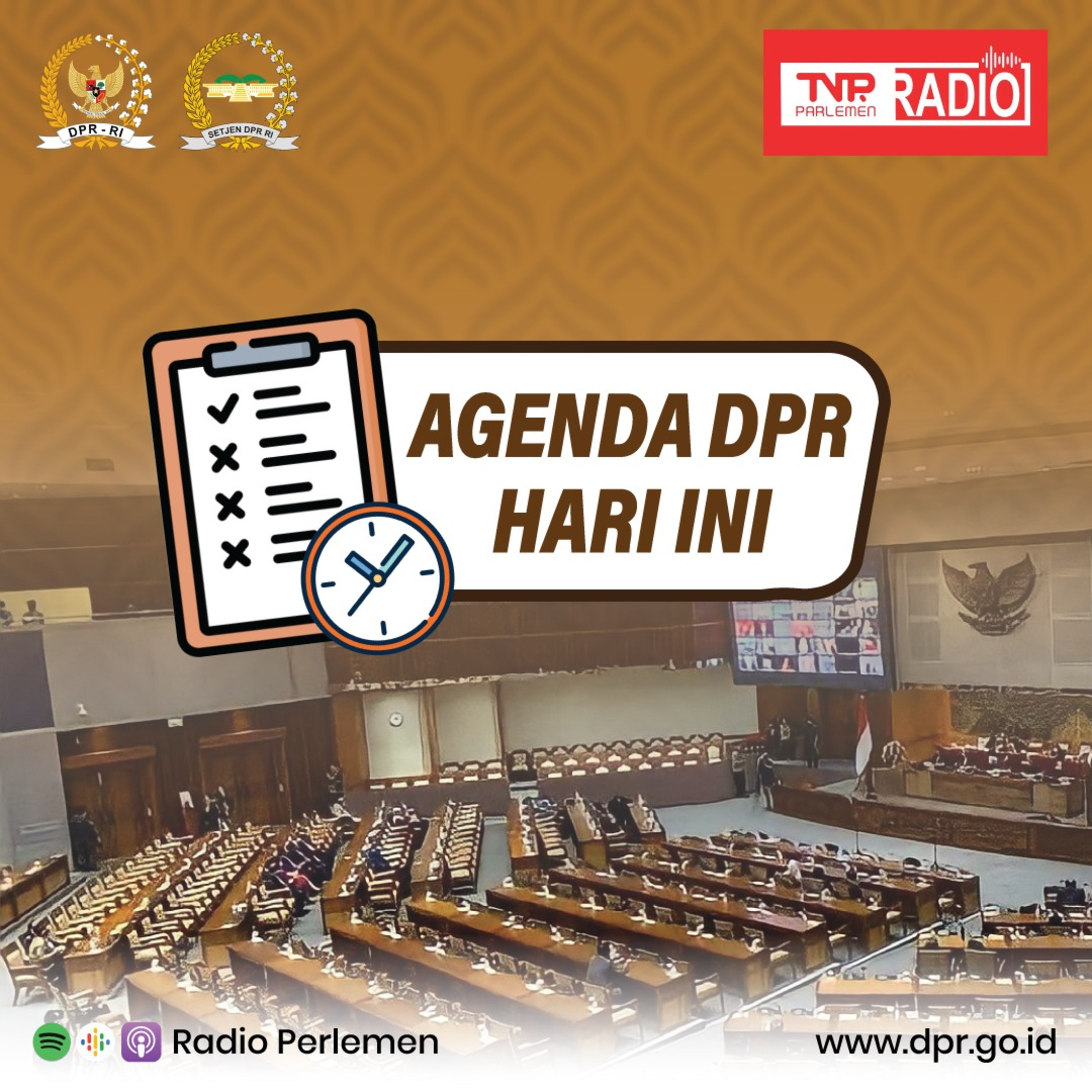 AGENDA DPR HARI INI - SORE 17 MEI 2023