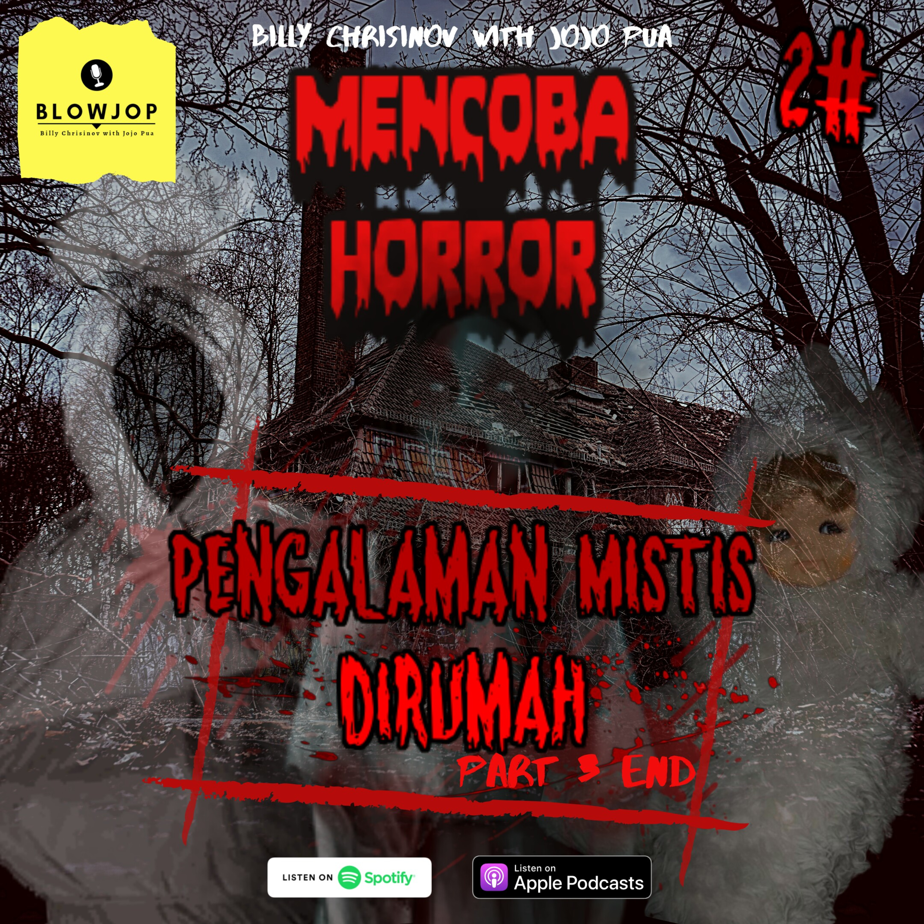 Mencoba horror "pengalaman mistis dirumah " part 3 end
