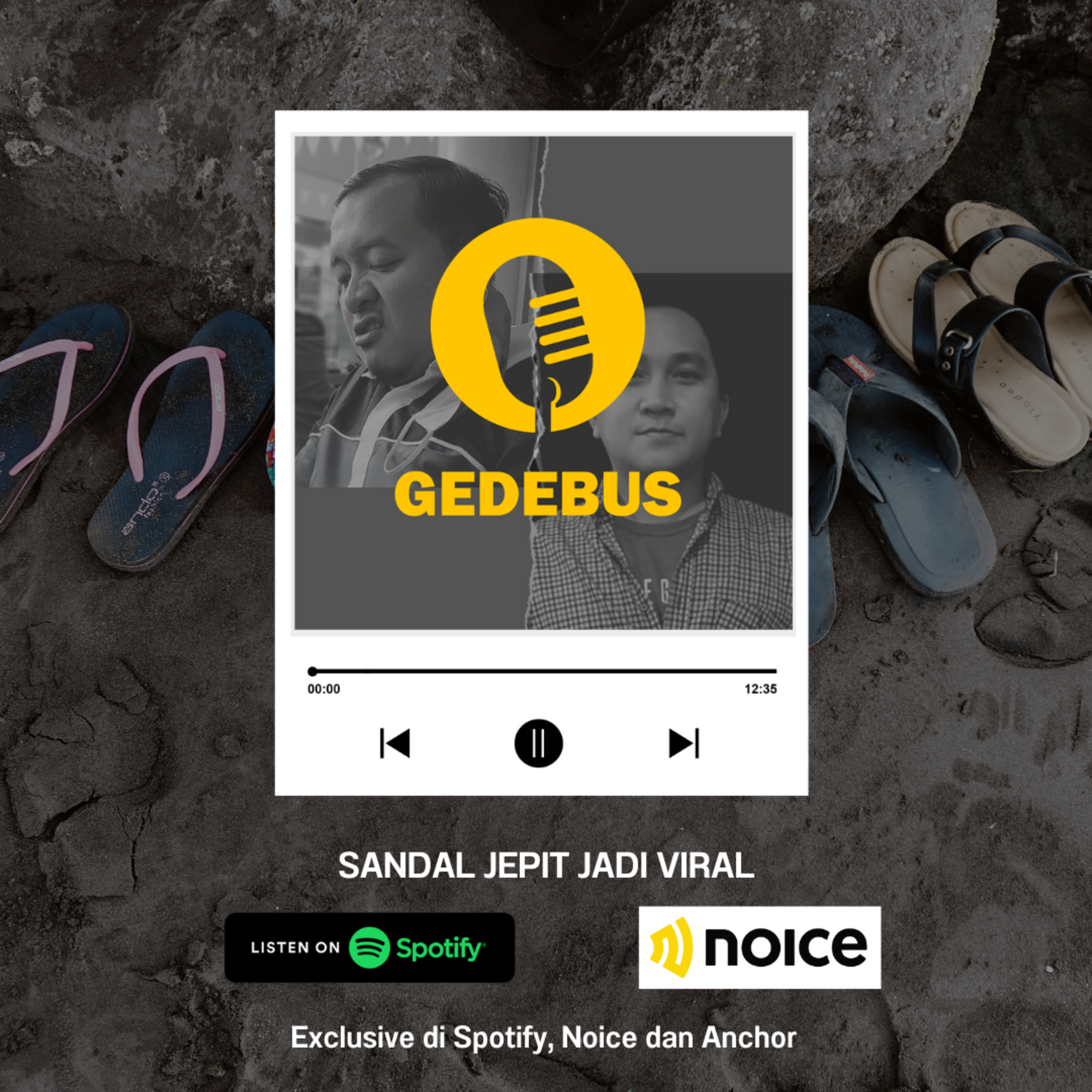 Sandal jepit jadi viral lur!!!